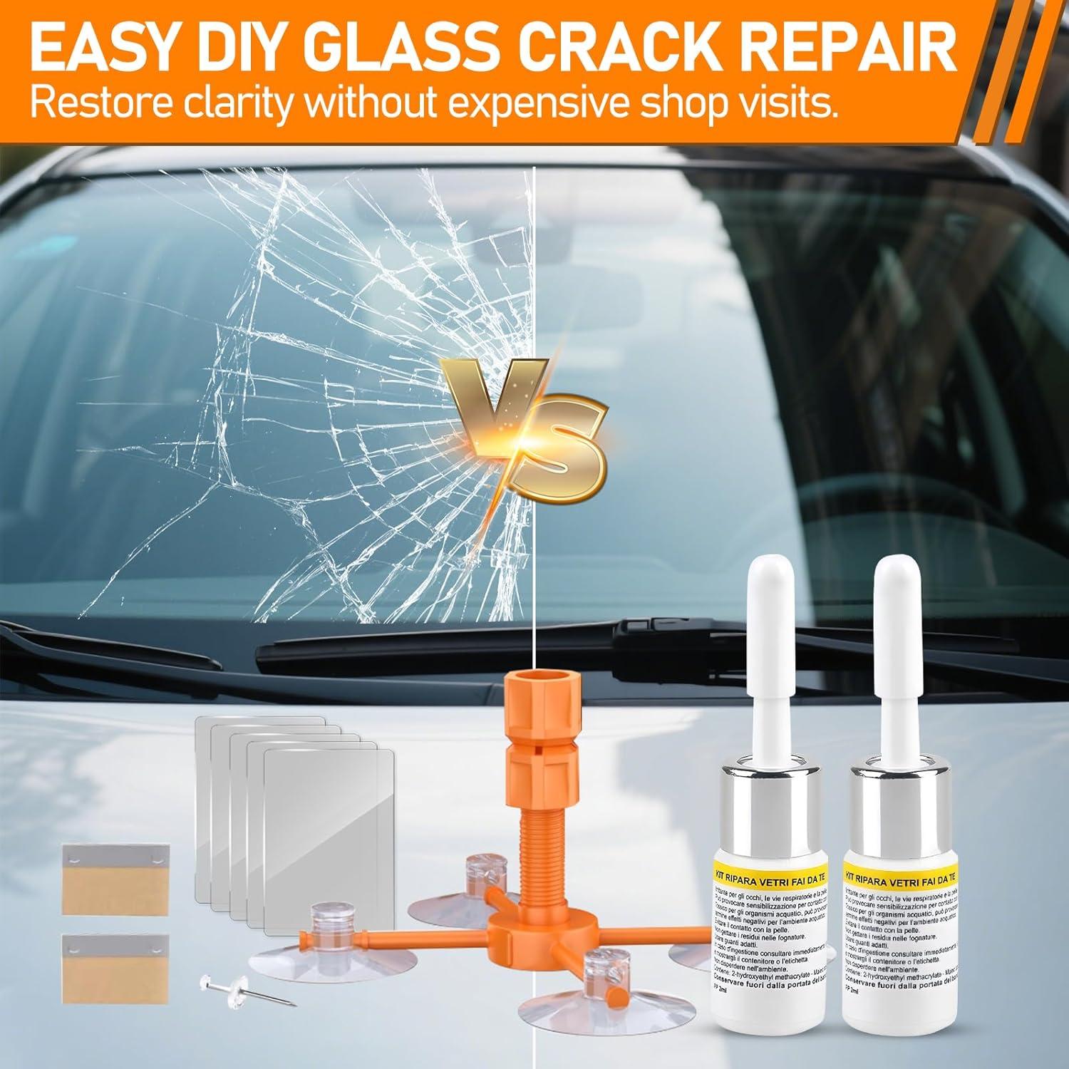 Kit de Reparación de Parabrisas BUFFZIT - 2 Botellas de Resina