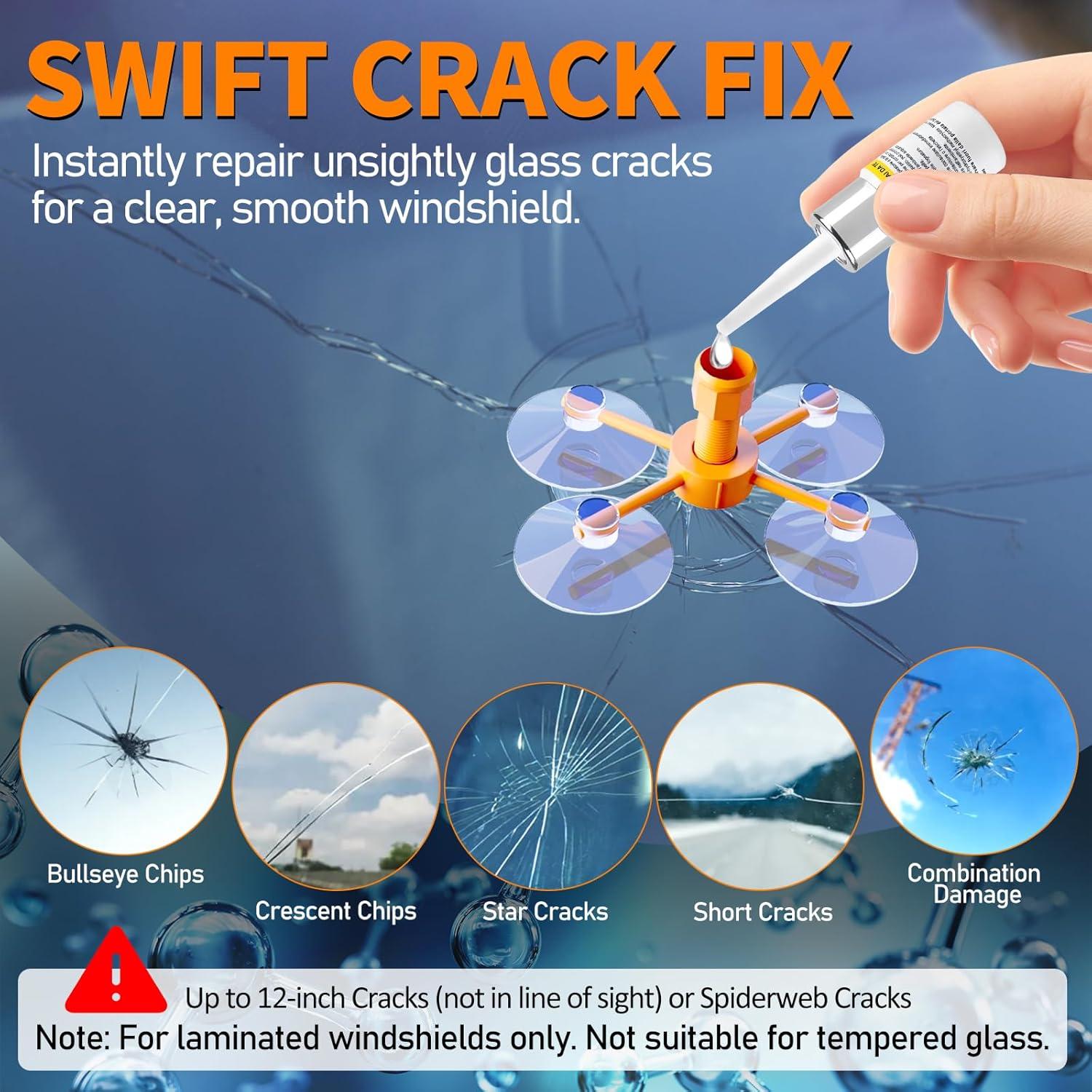 Kit de Reparación de Parabrisas BUFFZIT - 2 Botellas de Resina