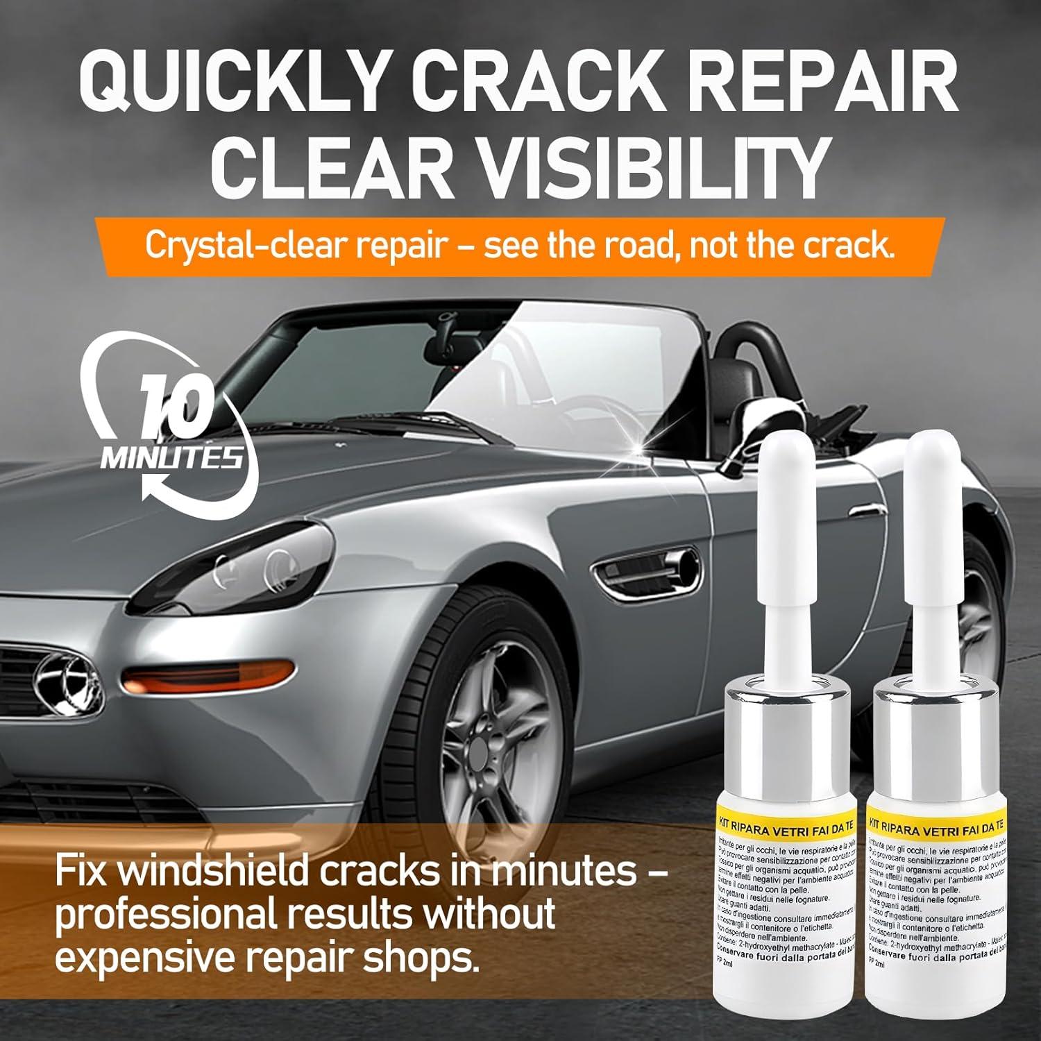 Kit de Reparación de Parabrisas BUFFZIT - 2 Botellas de Resina