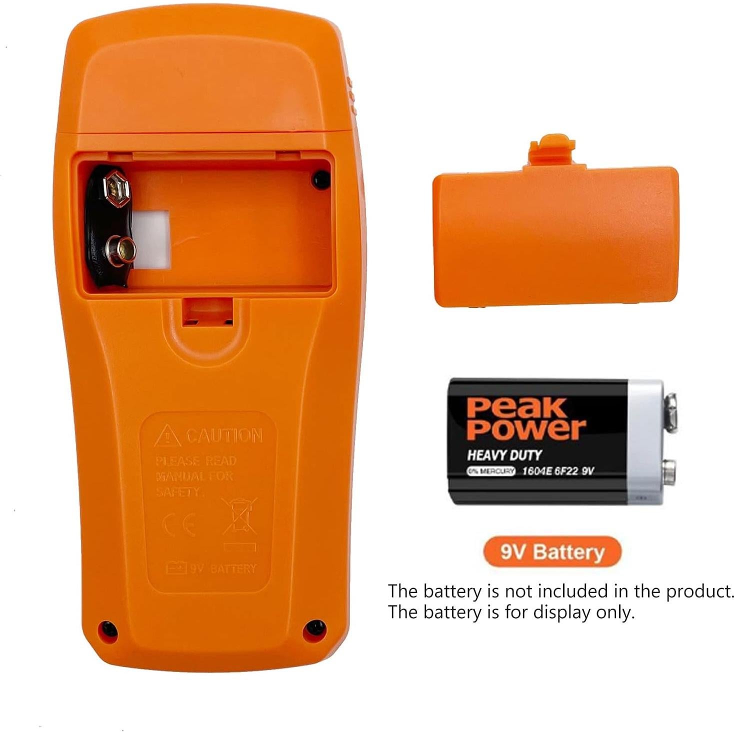 Medidor de Humedad de Madera Digital QYQRQF LCD Naranja