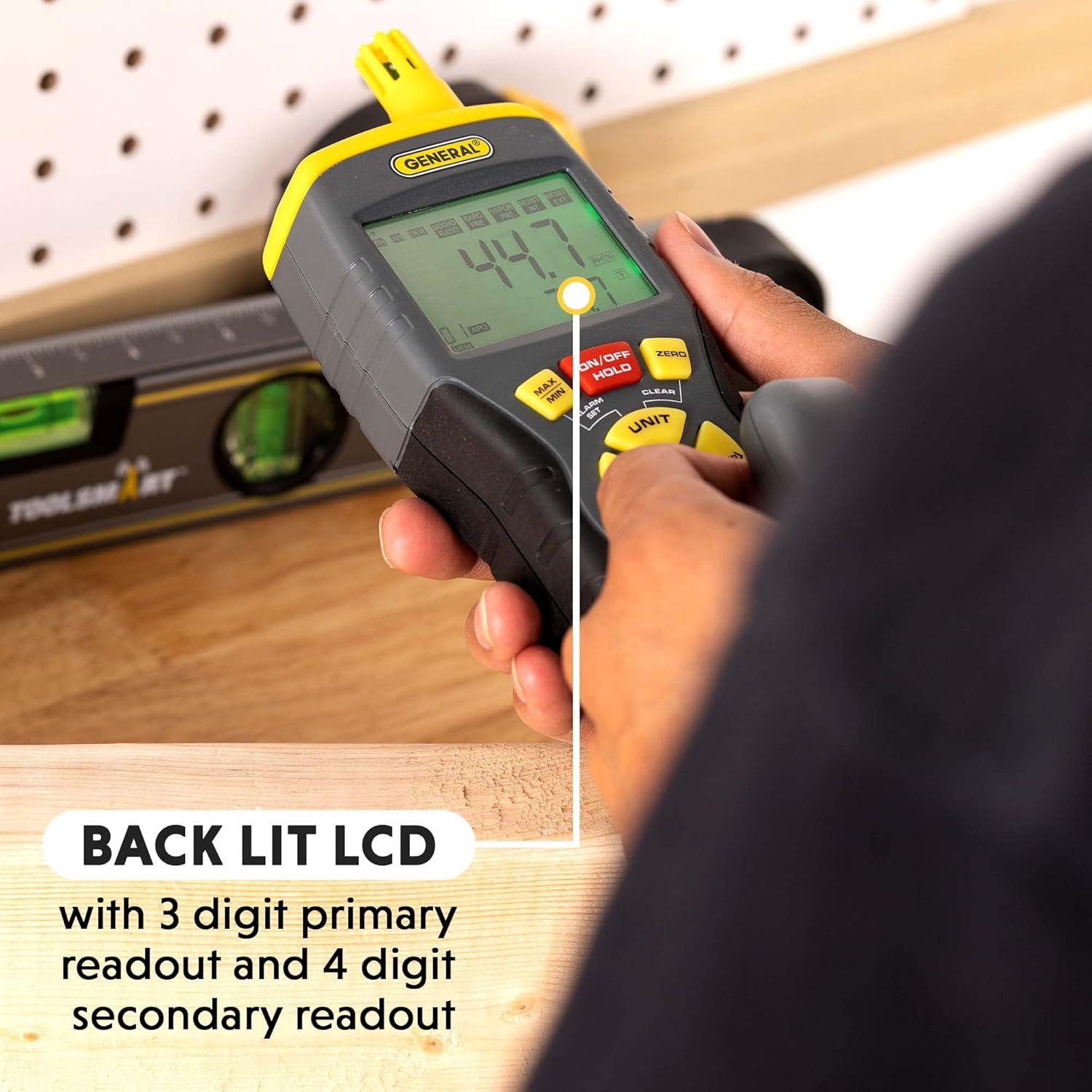 Termo-Higrómetro 9-en-1 Herramientas Generales RHMG650