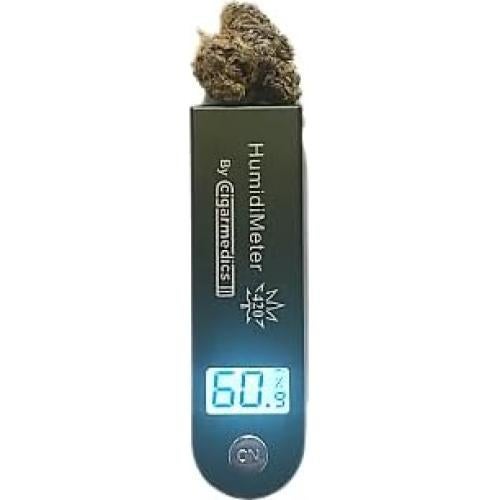Medidor Digital de Humedad HumidiMeter 420 Cigarmedics
