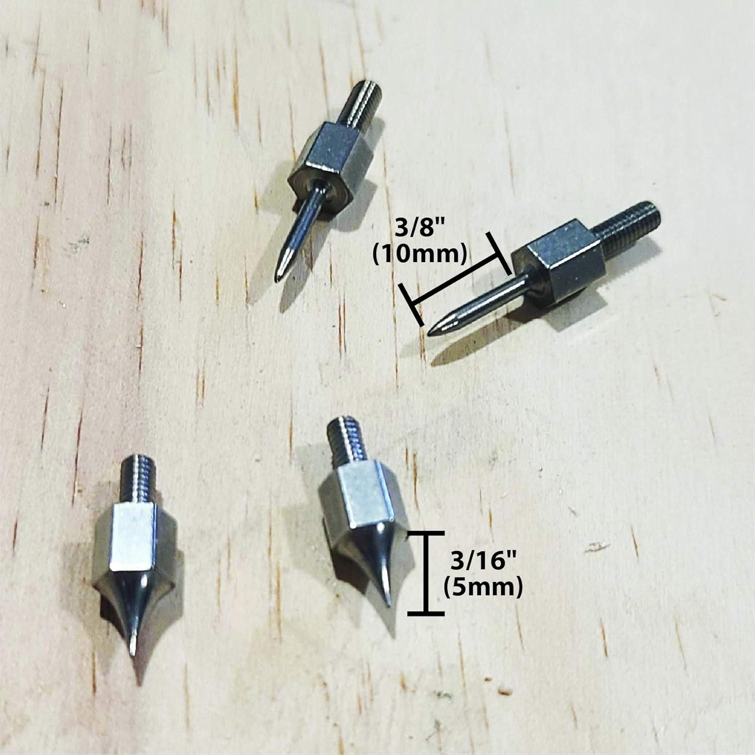 Puntas de Reemplazo AccuMASTER 7442-PINS Acero Inoxidable 10mm 5mm