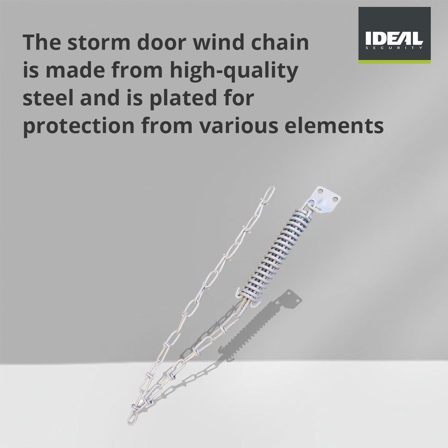 Cierre de Puerta de Tormenta Neumático Ideal Security 1614