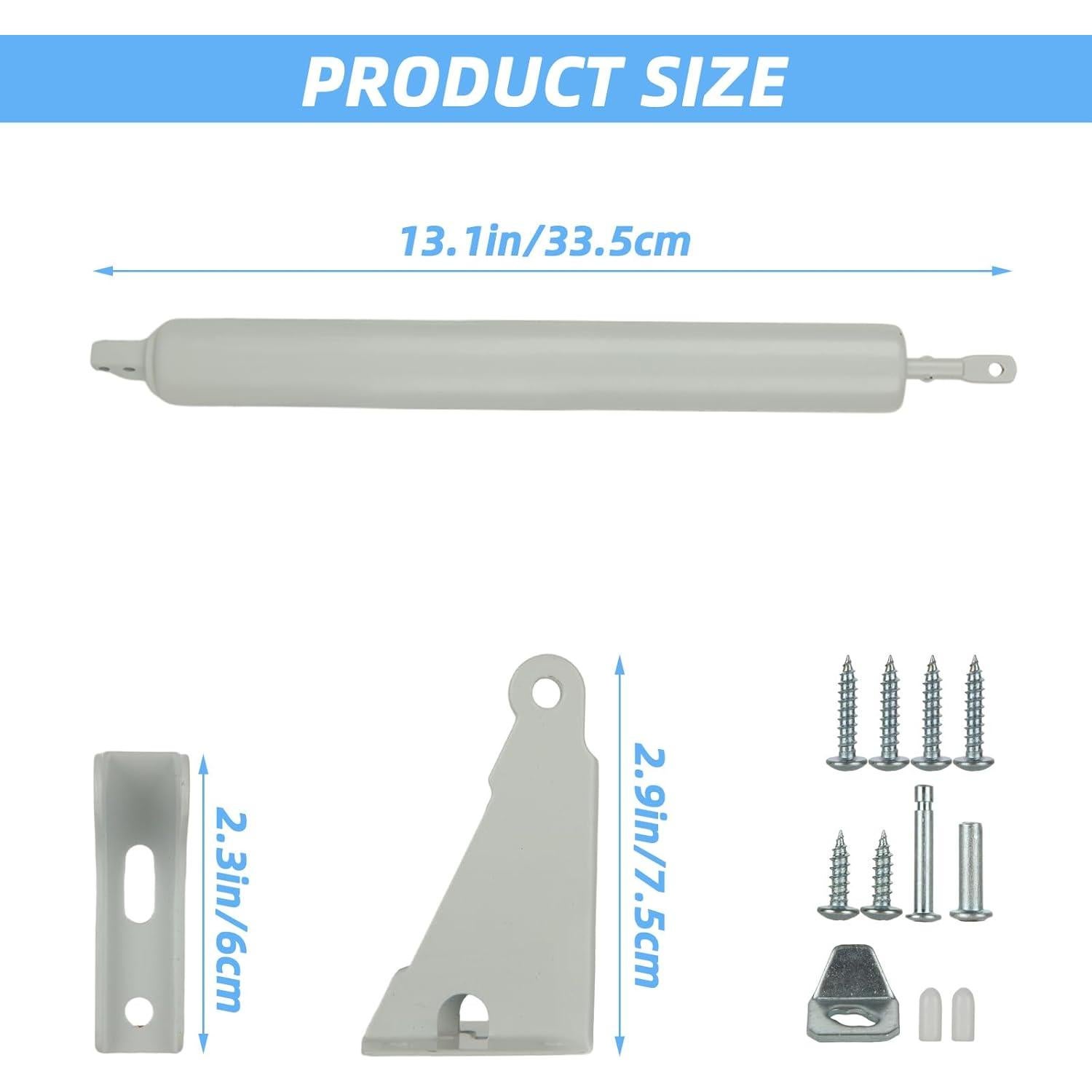 Paquete de 2 Cierres de Puerta de Tormenta WOPPLXY 33.5 cm