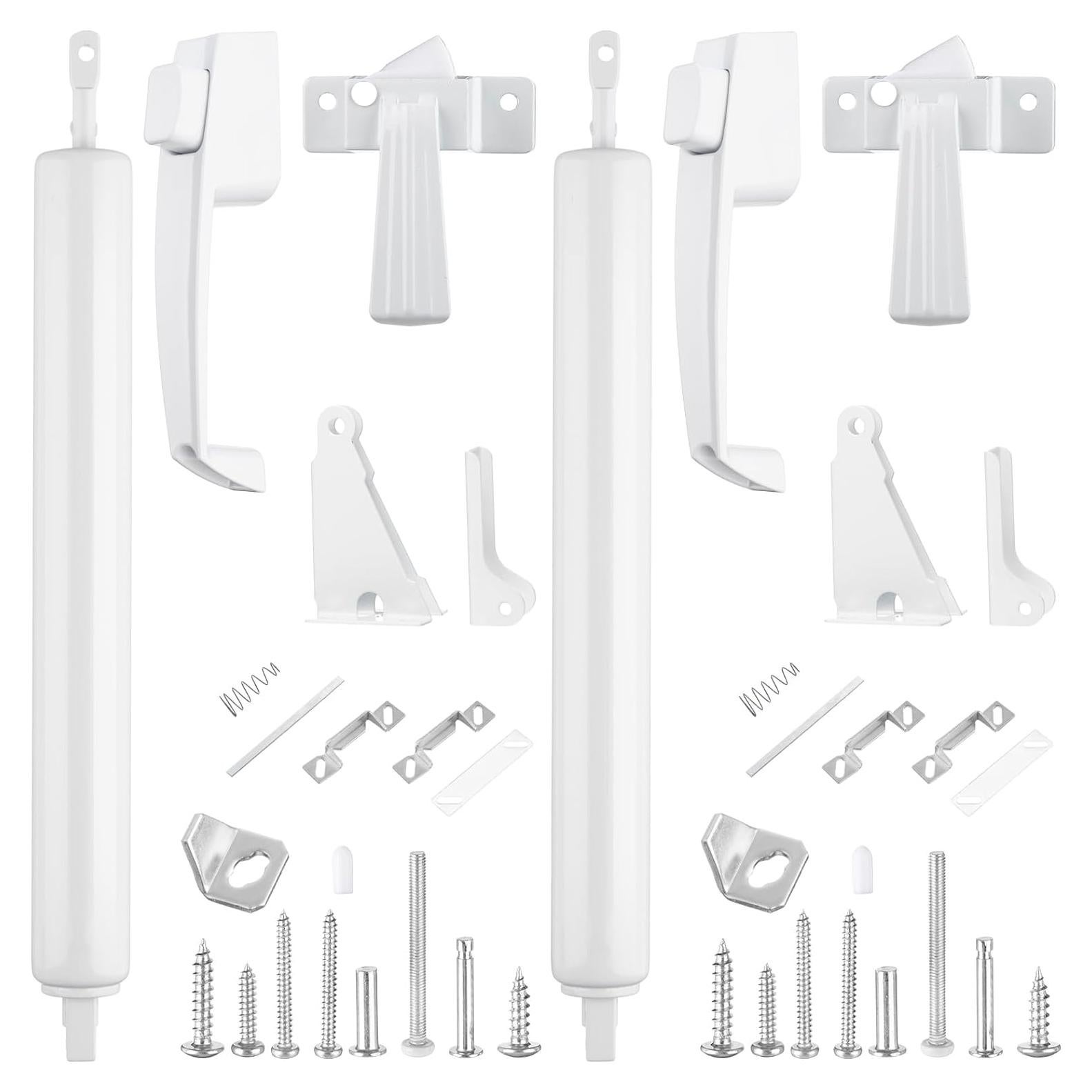 Gisafai Kit de Cierre de Puerta de Tormenta - 2 Juegos, Blanco