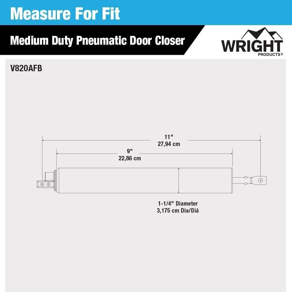 Cerradura Neumática Wright Products V820AFB - Bronce Ajustable
