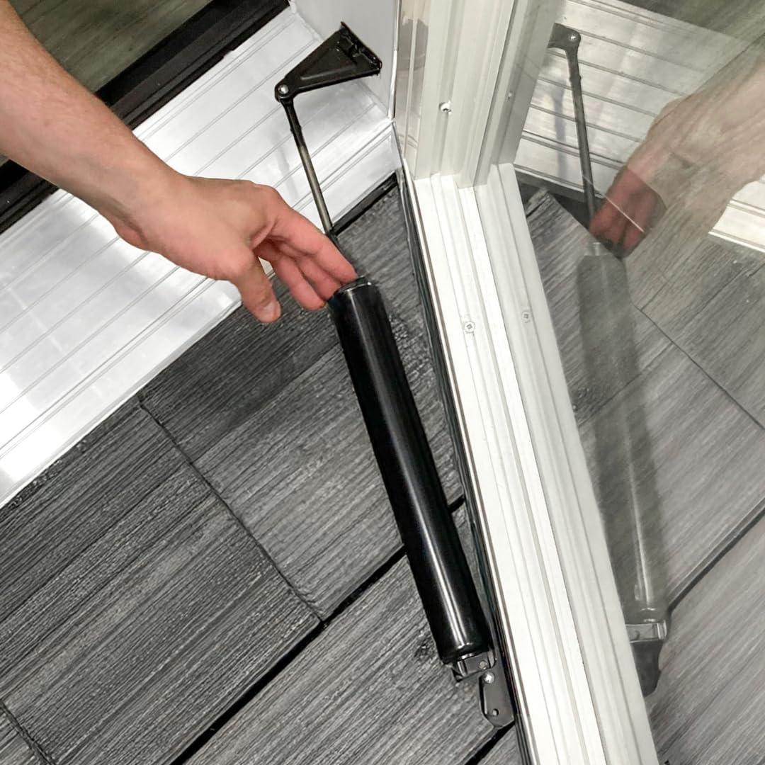 Cerradura Neumática Ideal Security para Puertas de Pantalla Blanca