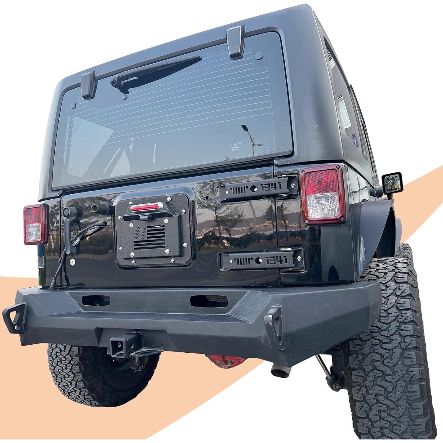 Soporte de Bisagra de Puerta Trasera XOOKUN 2PCS Acero Reforzado