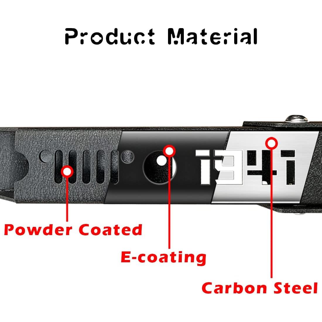 Soporte de Bisagra de Puerta Trasera XOOKUN 2PCS Acero Reforzado