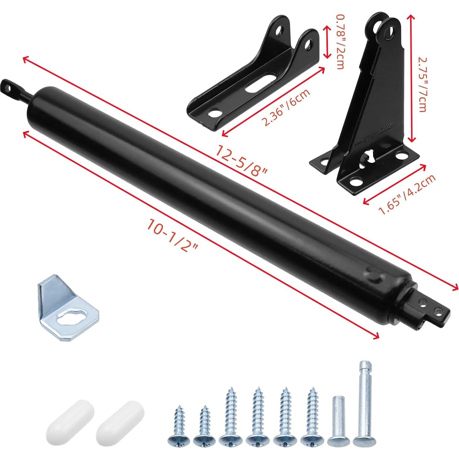 Cierre de Pantalla y Puerta de Tormenta Bitray Negro Ajustable