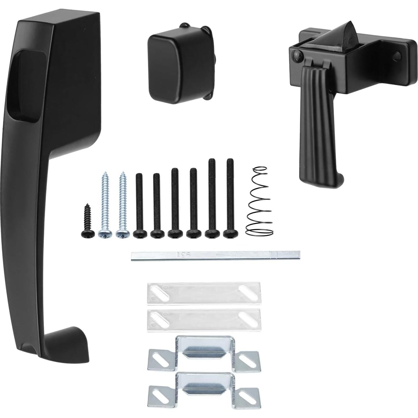 Cierre de Pantalla y Puerta de Tormenta Bitray Negro Ajustable