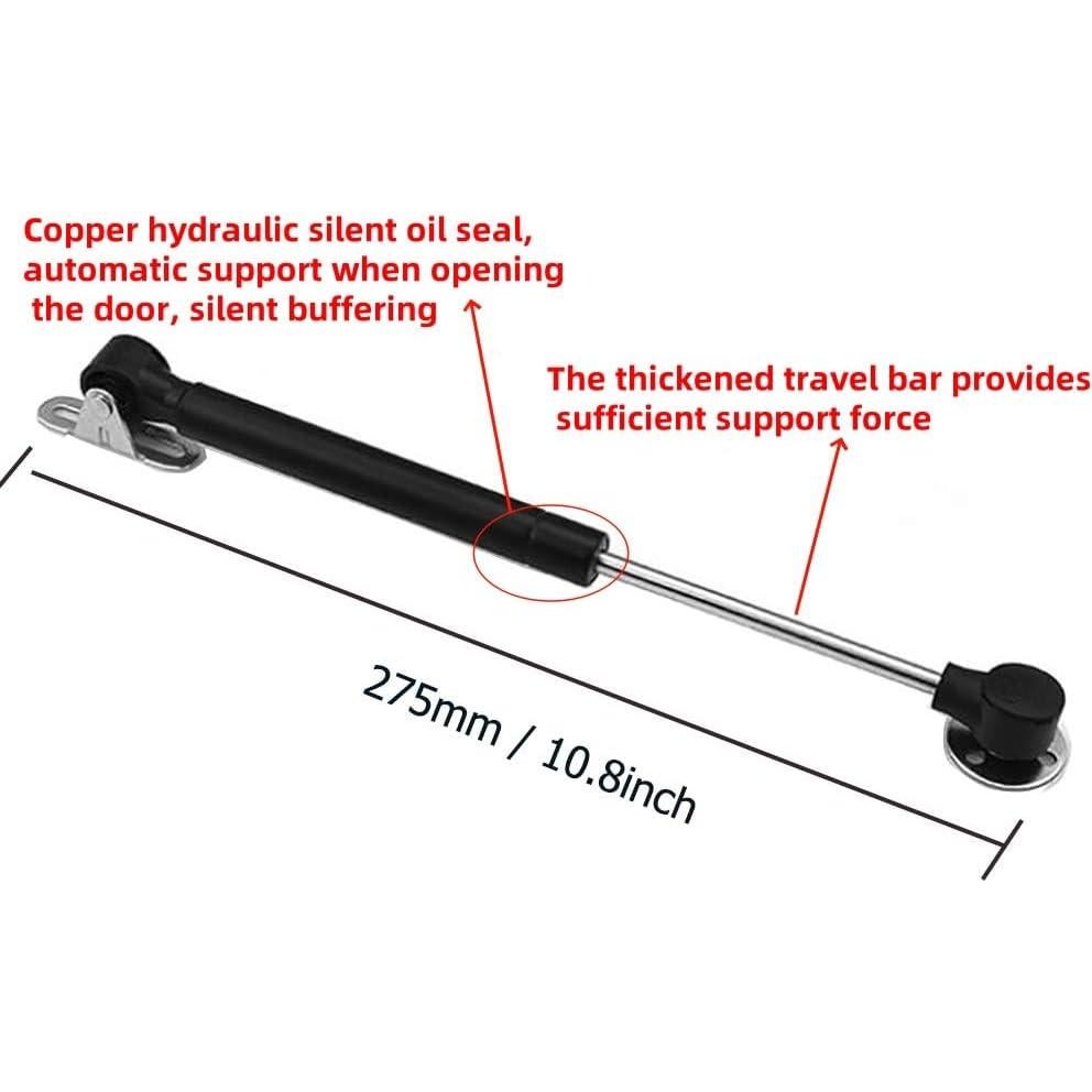 Amortiguadores de Gas Hidráulicos LICTOP 100N 25.4cm 6Pcs