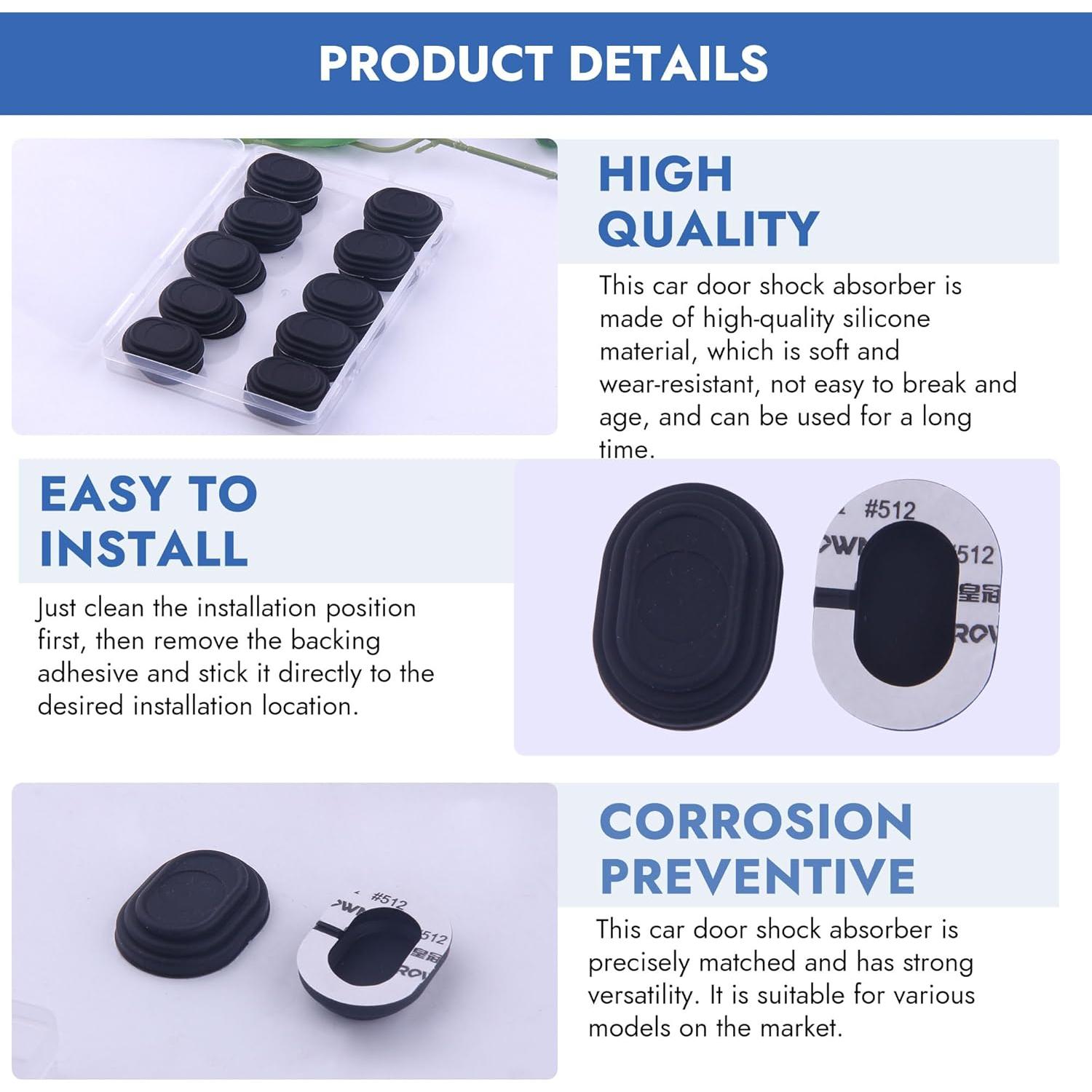 20 Almohadillas de Amortiguación para Puertas de Automóvil Blink-DoorEntryGuard-021