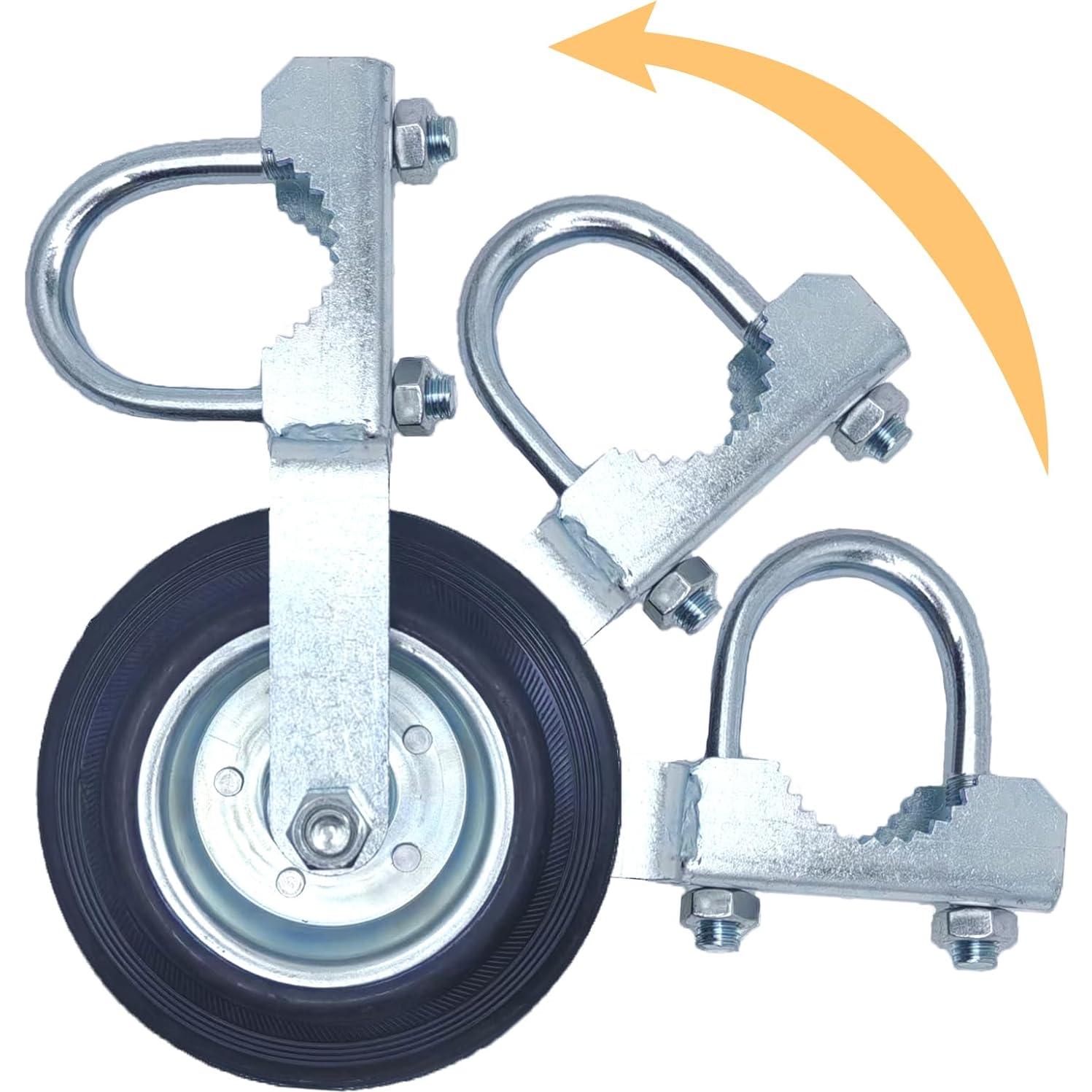 Ruedas para Puertas de Tubo Metálico Arilaca 6" Soporte 254 kg