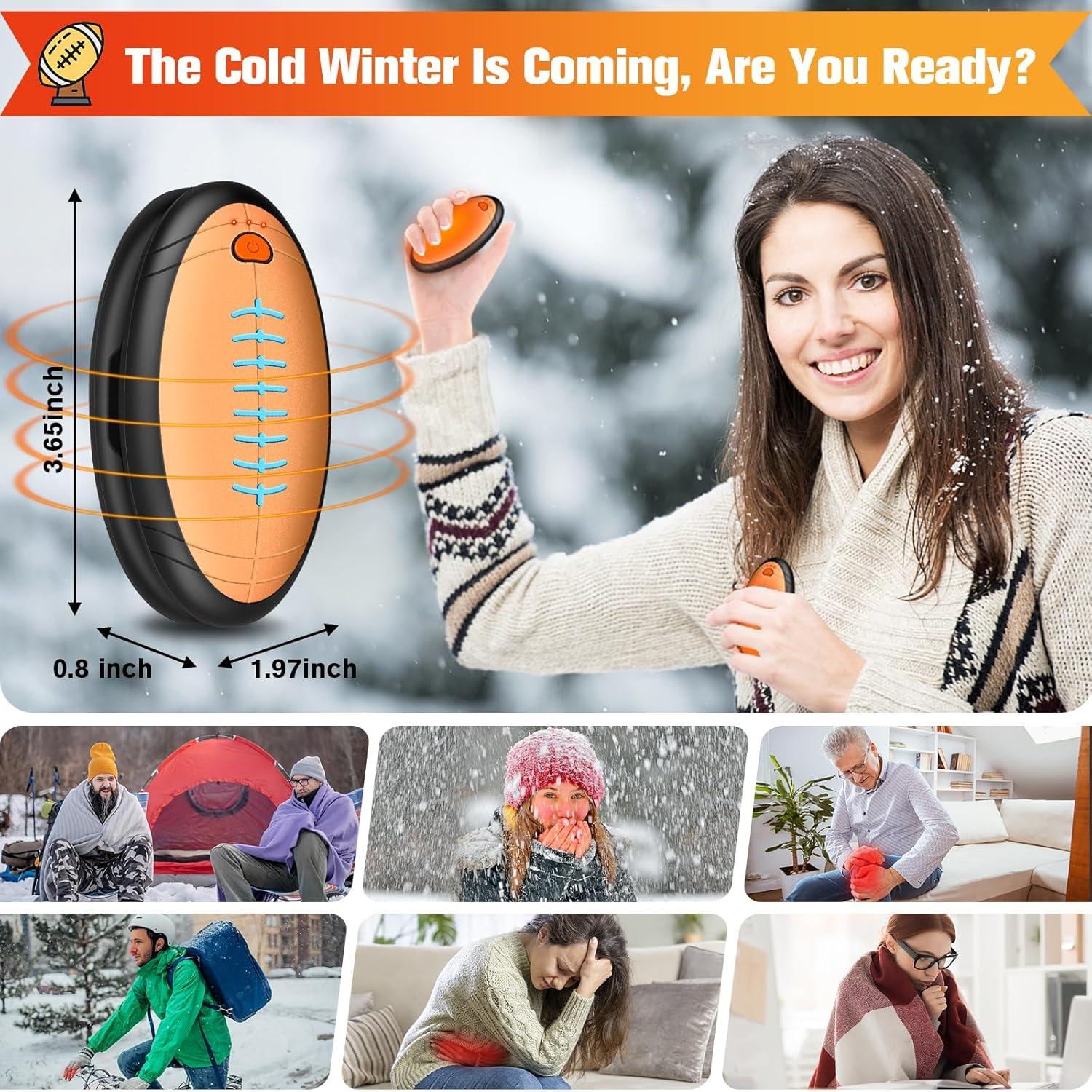 Calentador de Manos Recargable WARMHAND 2 en 1 Naranja