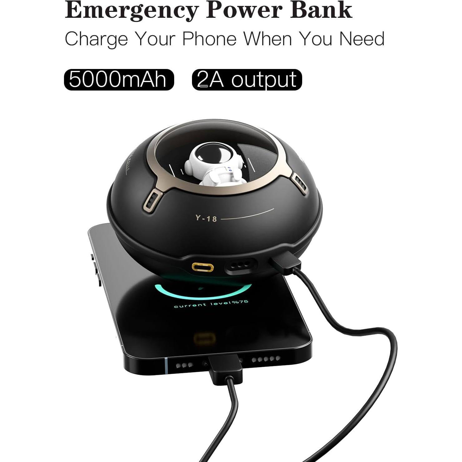 Calentador de Manos Eléctrico Mylyis HW1 5000mAh con Luz LED