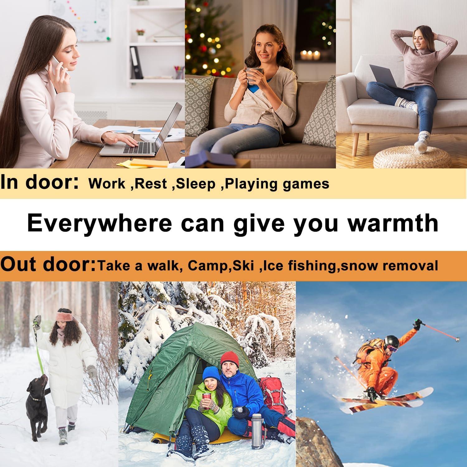 Calentadores de Manos Recargables BOANKODU AOY-716 6000mAh 20Hrs