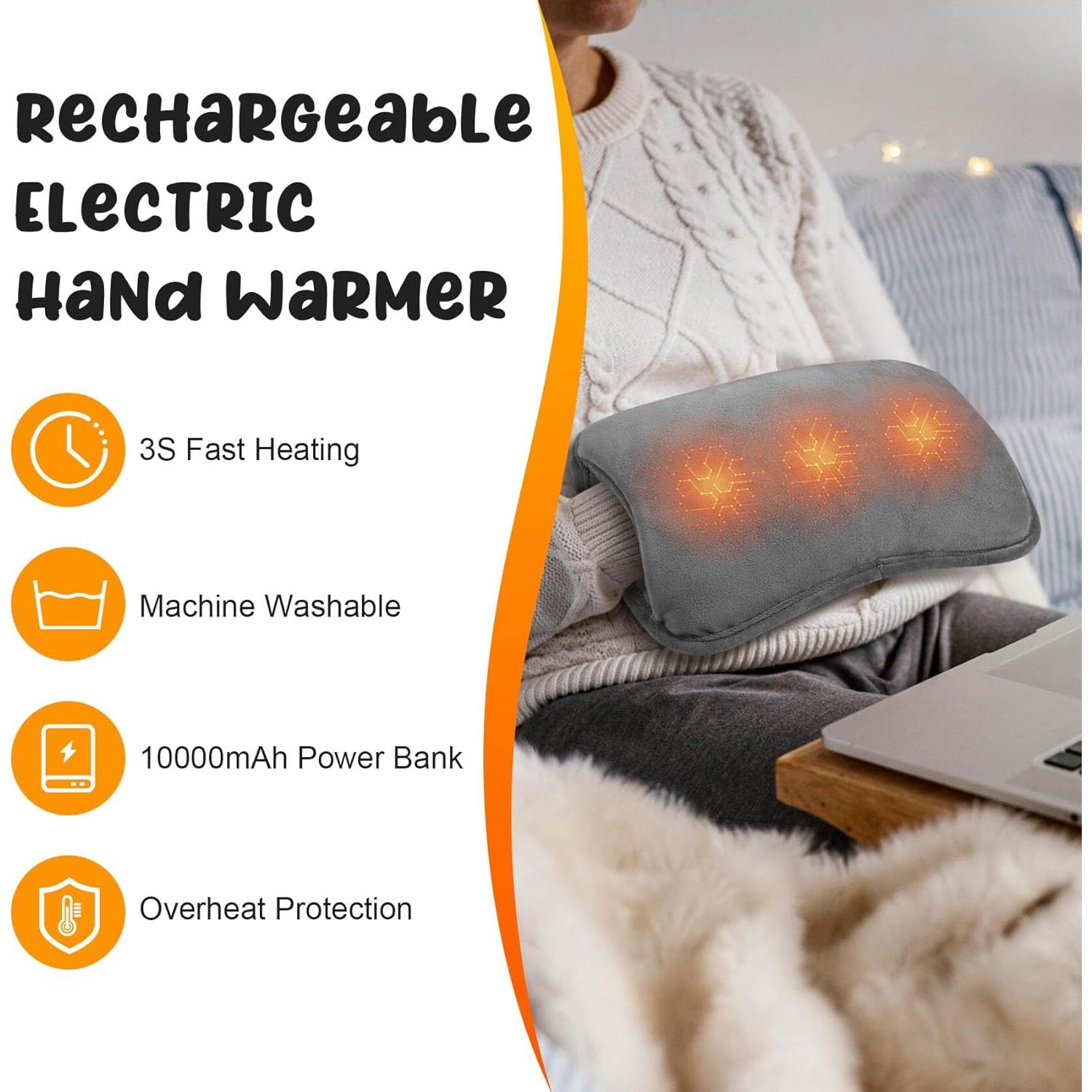 Calentador de Manos Eléctrico Mageloly R-38 10000mAh Doble Cara