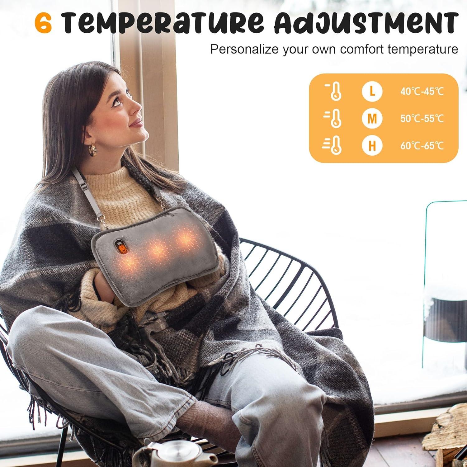 Calentador de Manos Eléctrico Mageloly R-38 10000mAh Doble Cara