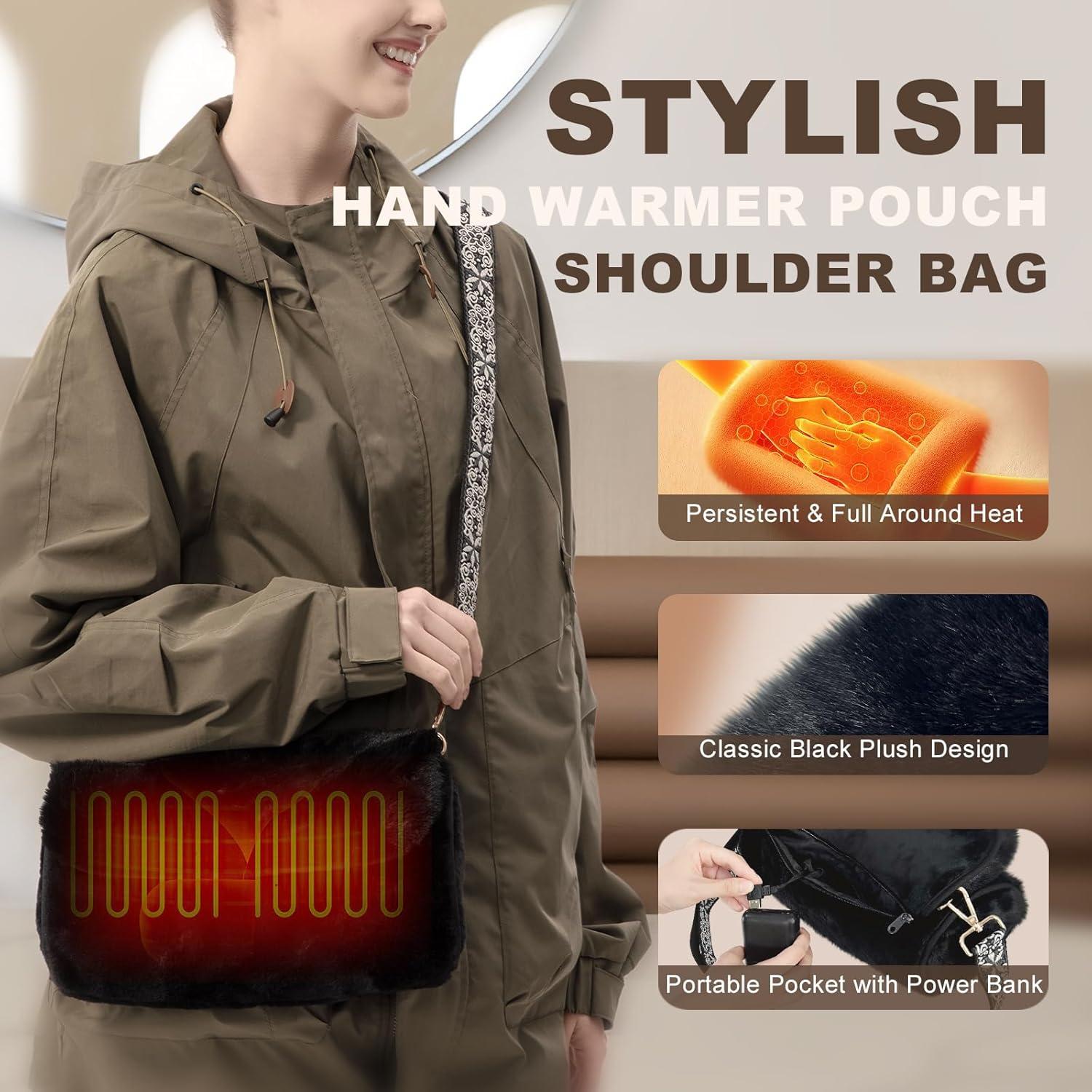 Calentadora de Manos Recargable UNCN XY-8108 10000mAh Negra