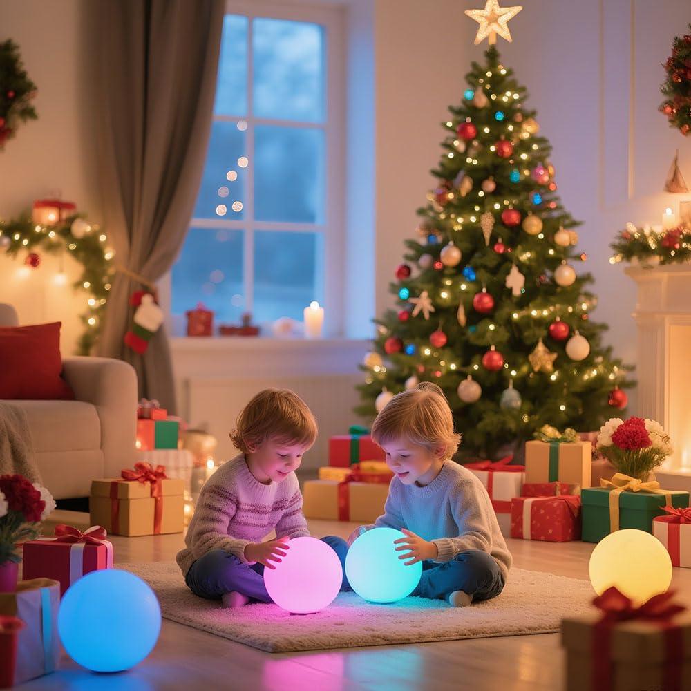 Luz de Globo Solar 20 cm BALMOST RGB Dimmable con Control Remoto