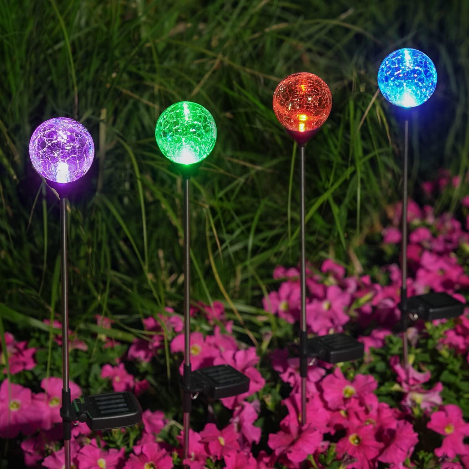 Luces de Globo Solar OxyLED 4 Estacas LED Jardín IP65