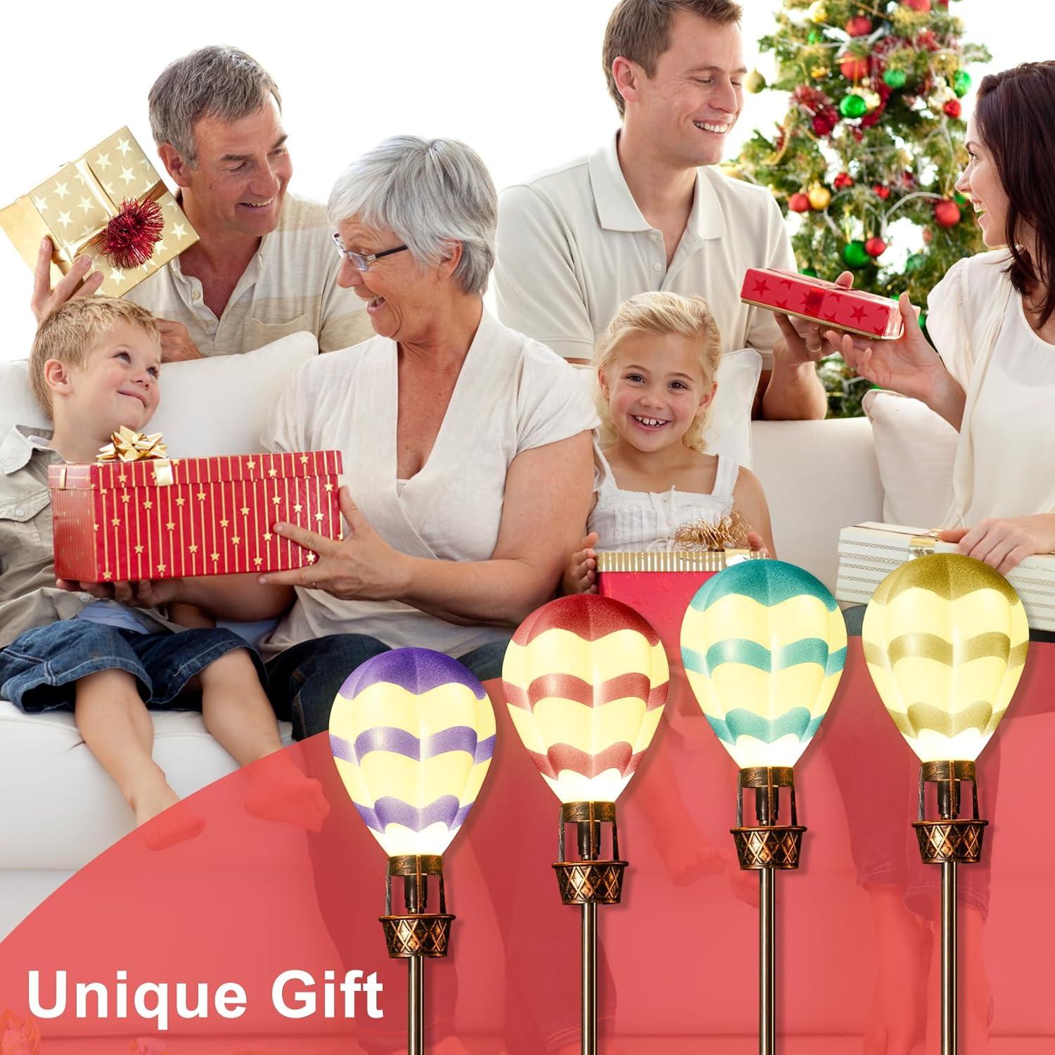 Luces Solares de Jardín Singingarden - Paquete de 4 Globos 83.6cm