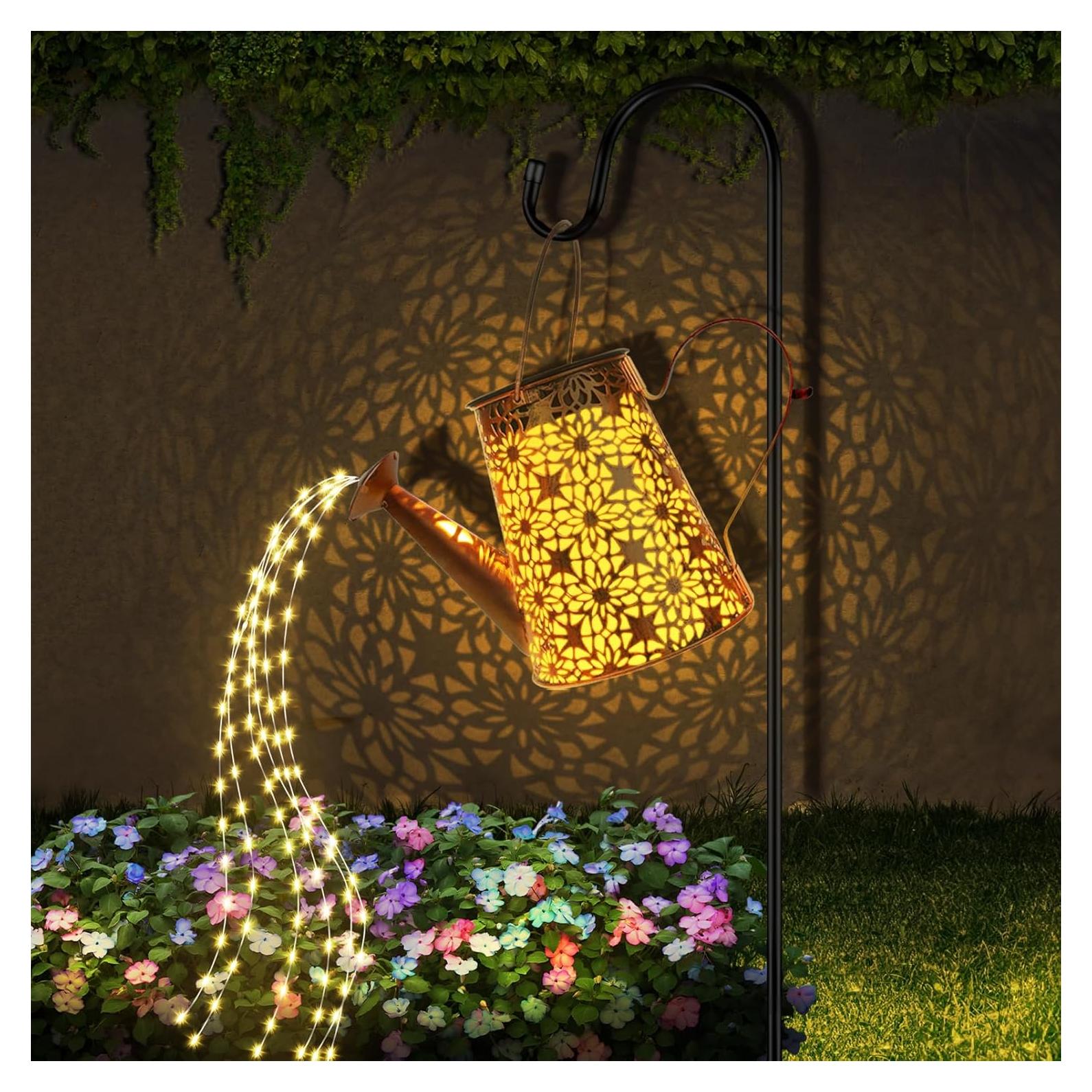 Regadera Solar JORETLE con 90 LEDs y Panel Solar 1200mAh