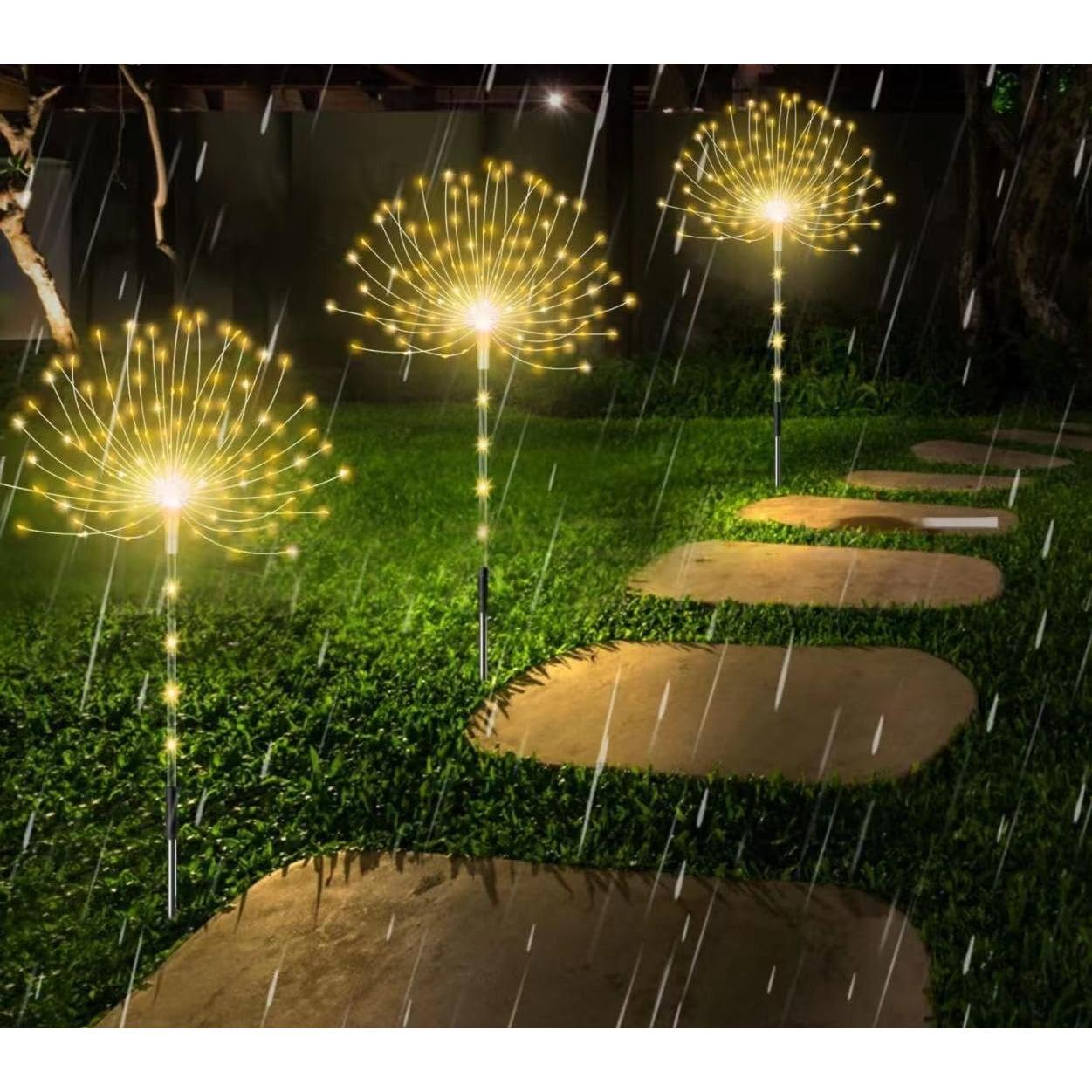 Paquete de 4 Luces Solares Decorativas Lanthium 480 LEDs