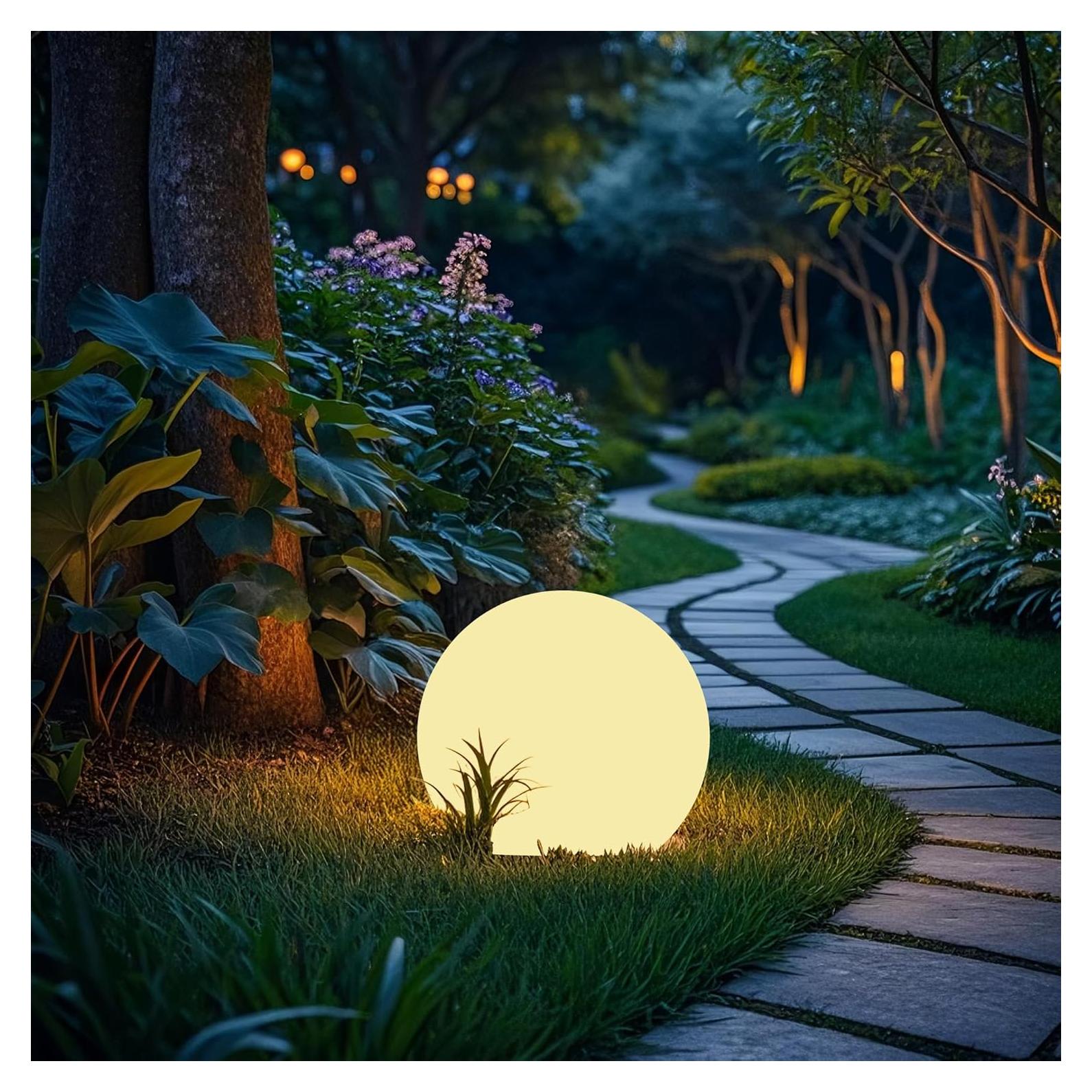 Luz de Bola Solar Shumi 30.48cm LED RGB Control Remoto