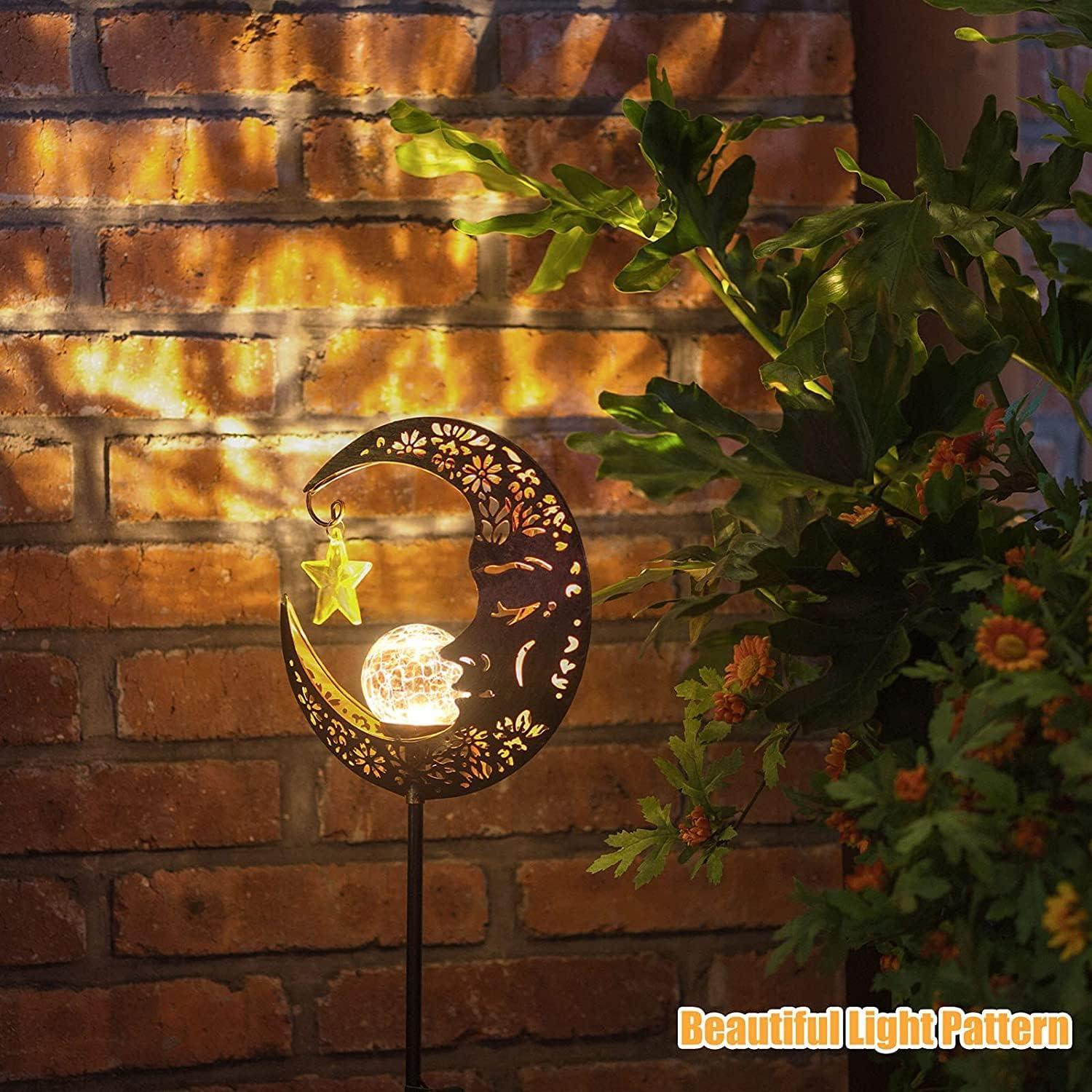 Luces Solares Decorativas Hapjoy para Jardín y Patio 83.8 cm