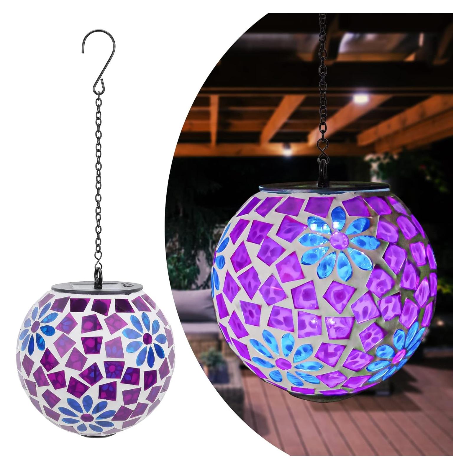 Linterna Colgante Solar Wonder Solar, Vidrio Impermeable, 10 LED