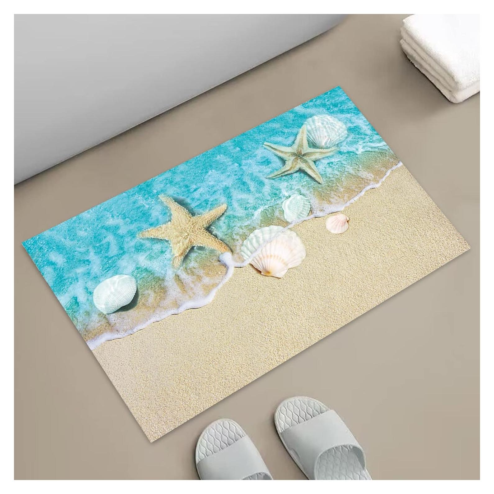 Alfombrilla de baño costera APROPHIC 40x61 cm antideslizante