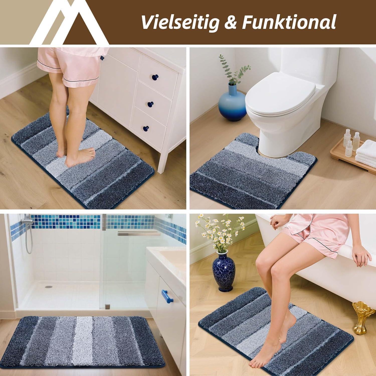 Alfombra de Baño COSY HOMEER 61x43cm Suave Antideslizante