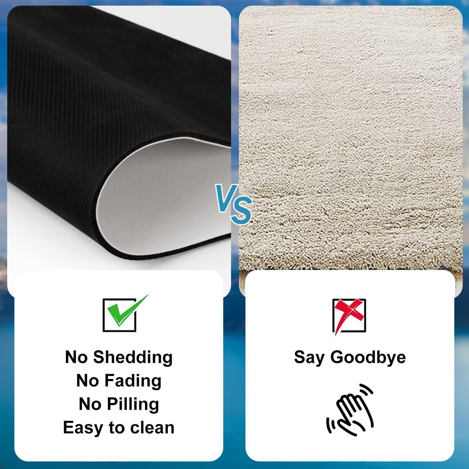 Alfombrilla de Baño Antideslizante HommomH Verde Fútbol 61x43cm