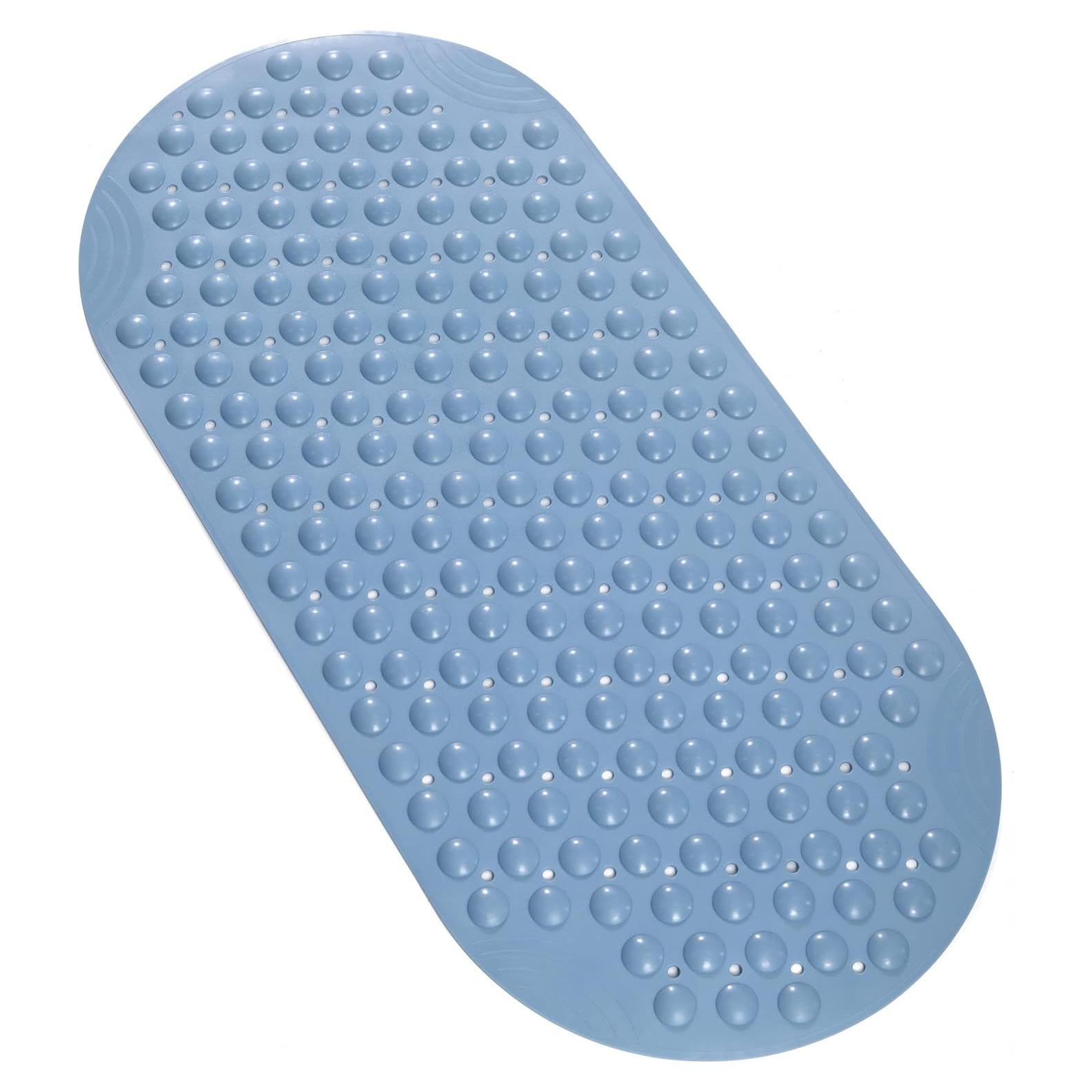 Alfombra de Baño Antideslizante Mantto 89x41cm Azul TPE