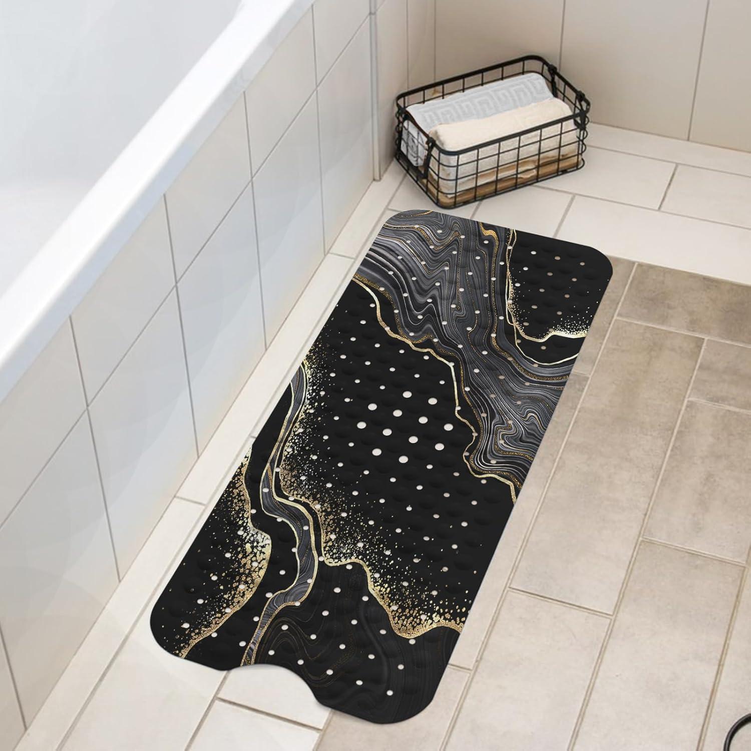 Alfombrilla de Baño Antideslizante Lnond 101.6x40.6cm Mármol