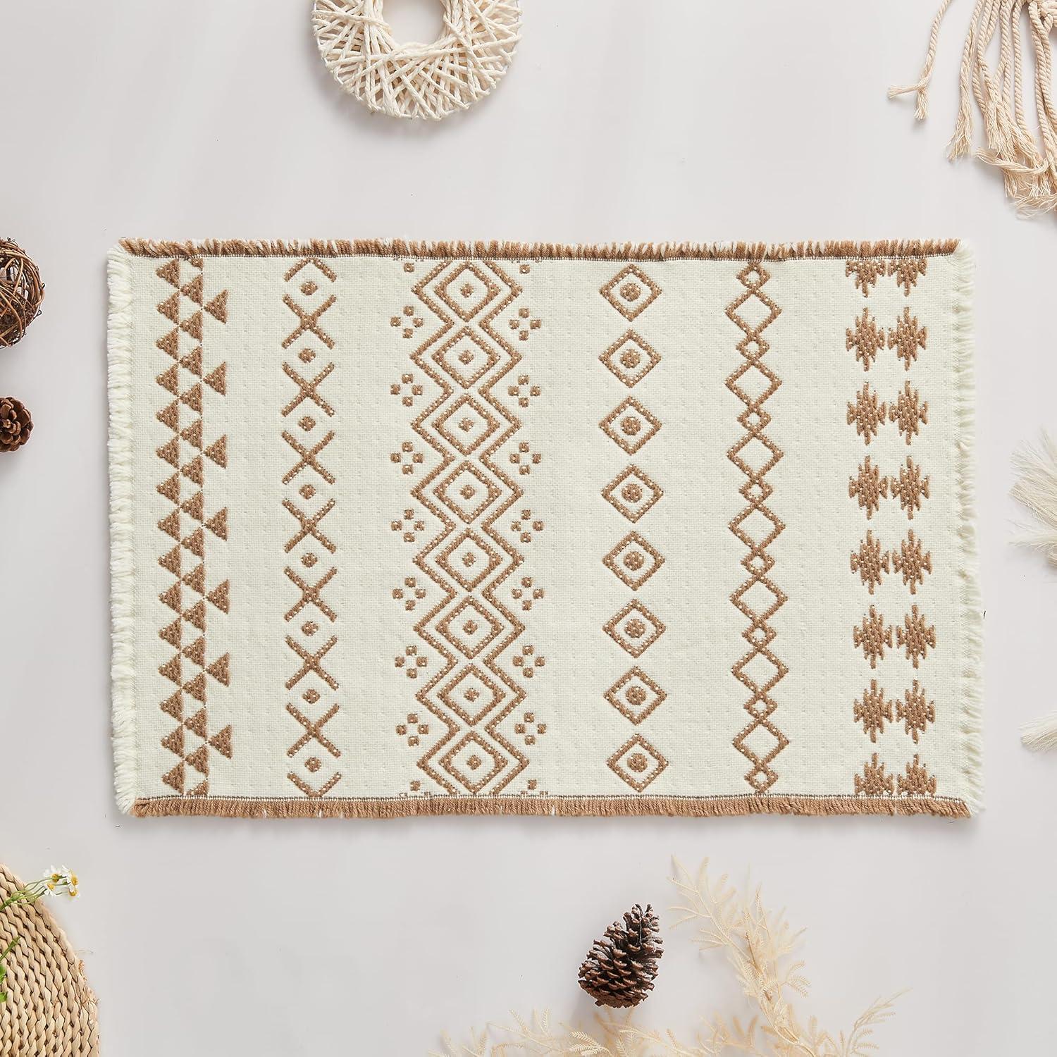 Alfombra de Baño Douceur Boho Antideslizante 40x60 cm