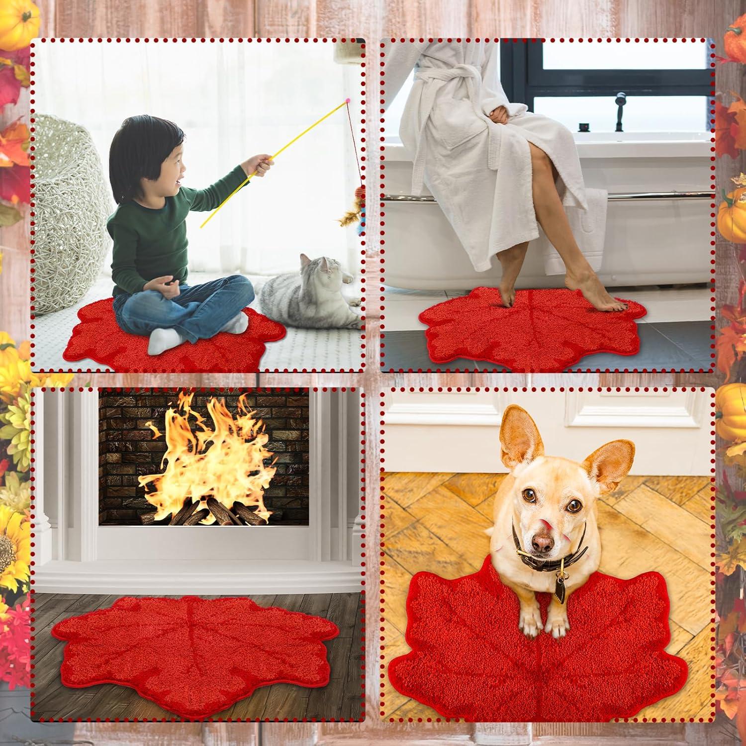 Alfombra de Baño Antideslizante Ceenna Otoño 70x50cm