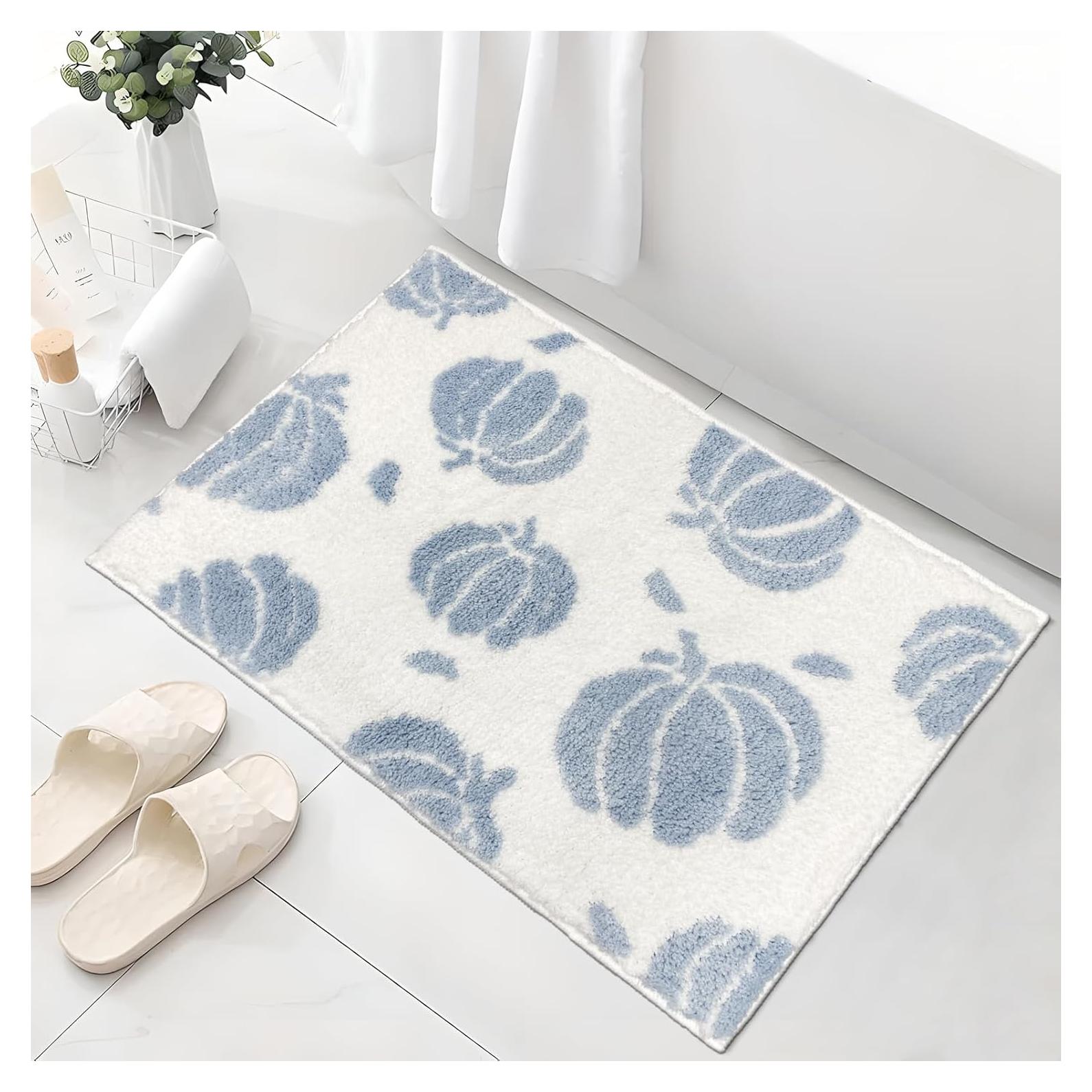 Alfombrilla de baño antideslizante APROPHIC 43x61 cm azul