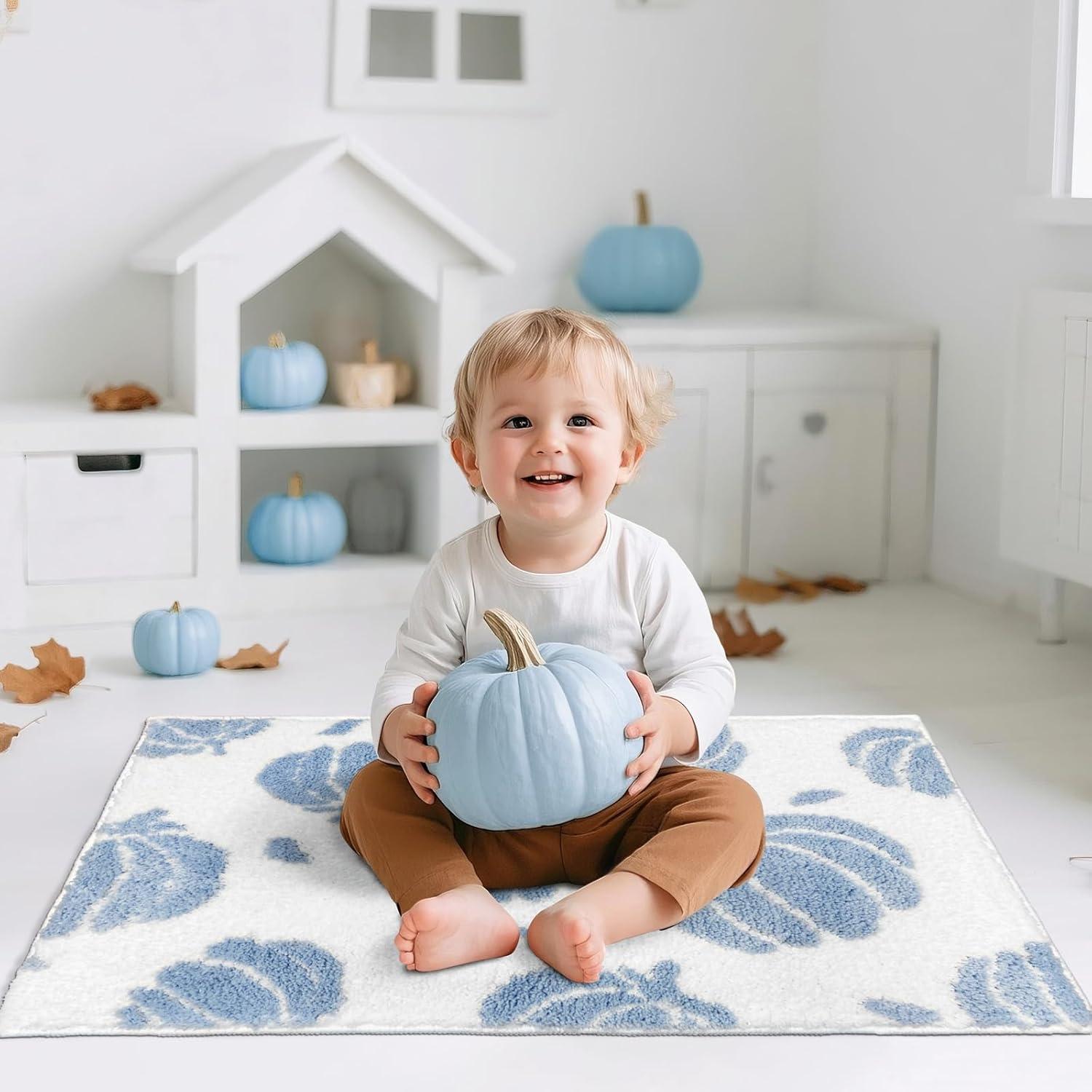 Alfombrilla de baño antideslizante APROPHIC 43x61 cm azul