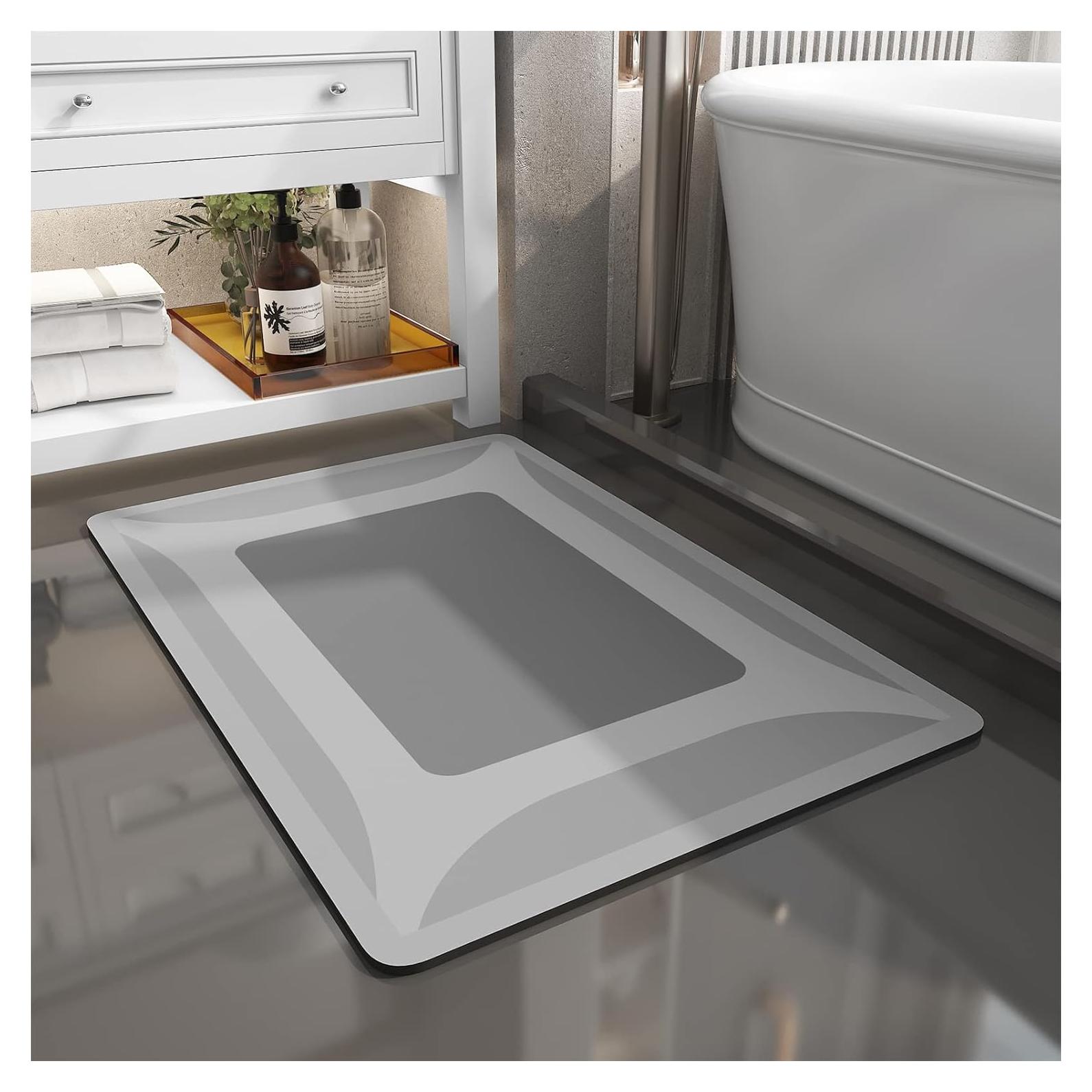 Alfombra de Baño SIXHOME Gris 68.58x44.45 cm Antideslizante