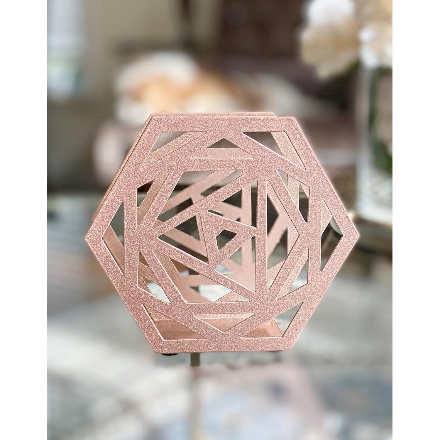 Soporte de Servilletas Vertical Chez JuJu Oro Rosa Acero Inoxidable