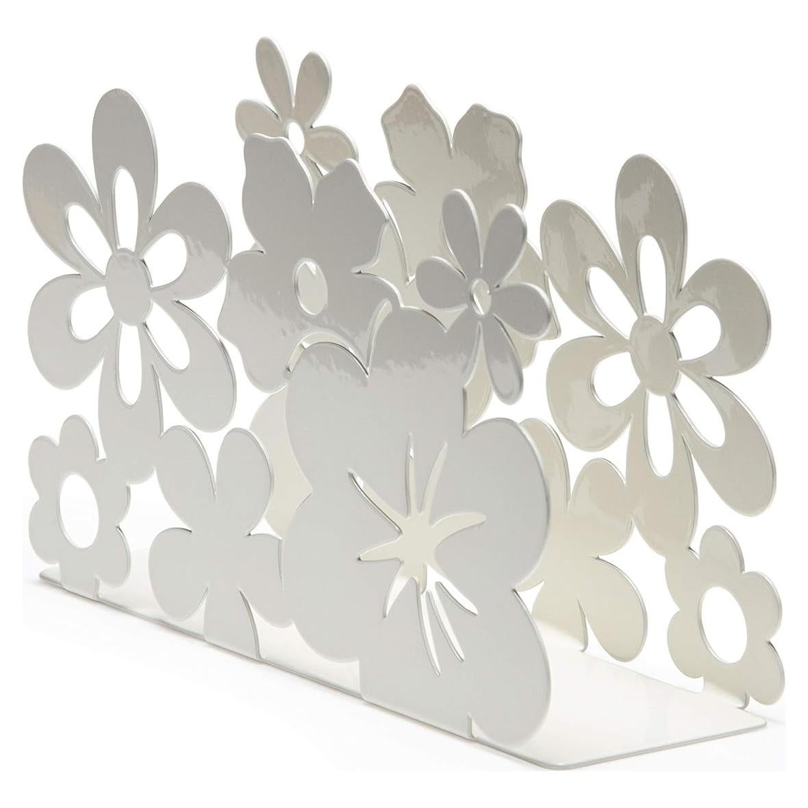 Soporte de Servilletas Mango Steam Blanco Moderno Metal 10.16 cm