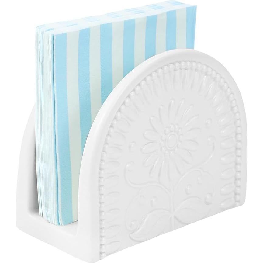 Soporte para Servilletas de Porcelana Sizikato Girasoles 15.24 cm