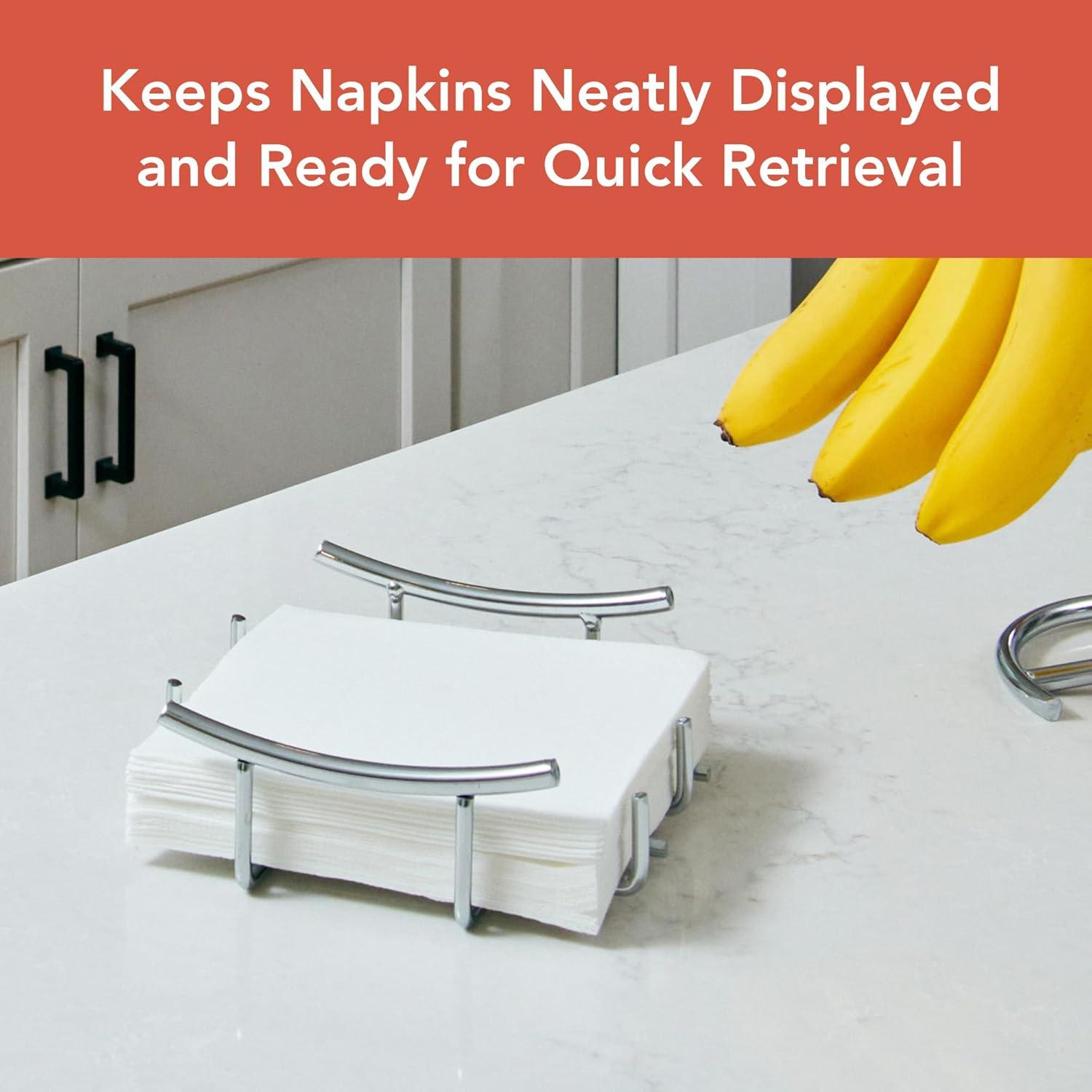 Soporte de Servilletas Planas Euro Spectrum Diversified Cromo