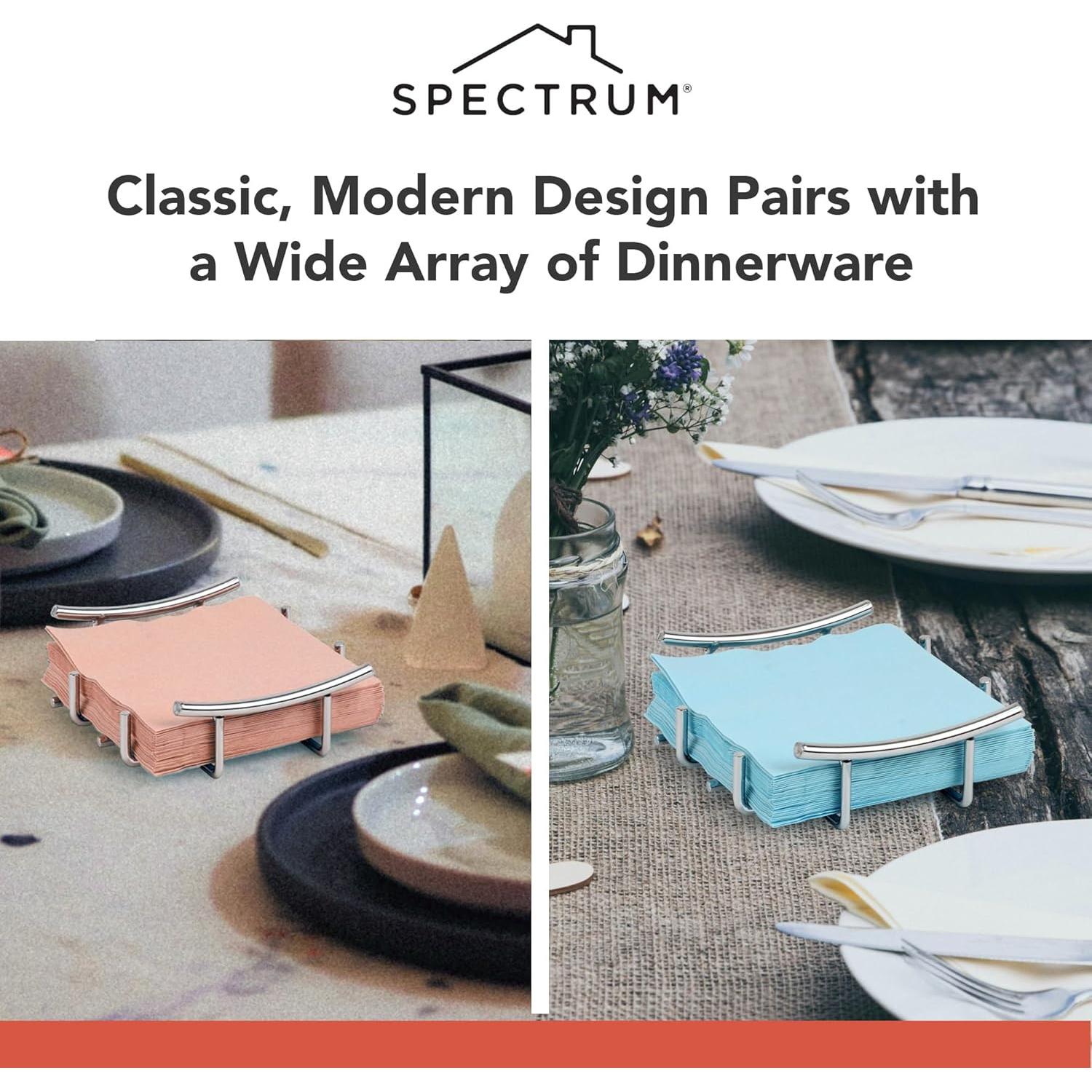 Soporte de Servilletas Planas Euro Spectrum Diversified Cromo