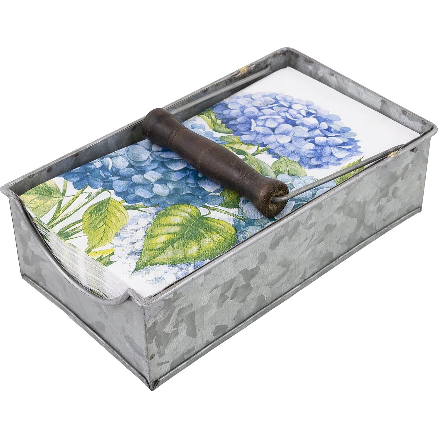 Soporte de Servilletas de Metal Boston International Plata 22.23x12.07cm