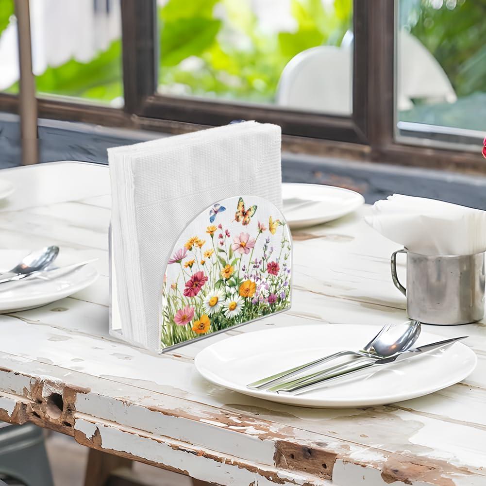 Soporte para Servilletas Acrílico SUPERDANT Clusters de Flores